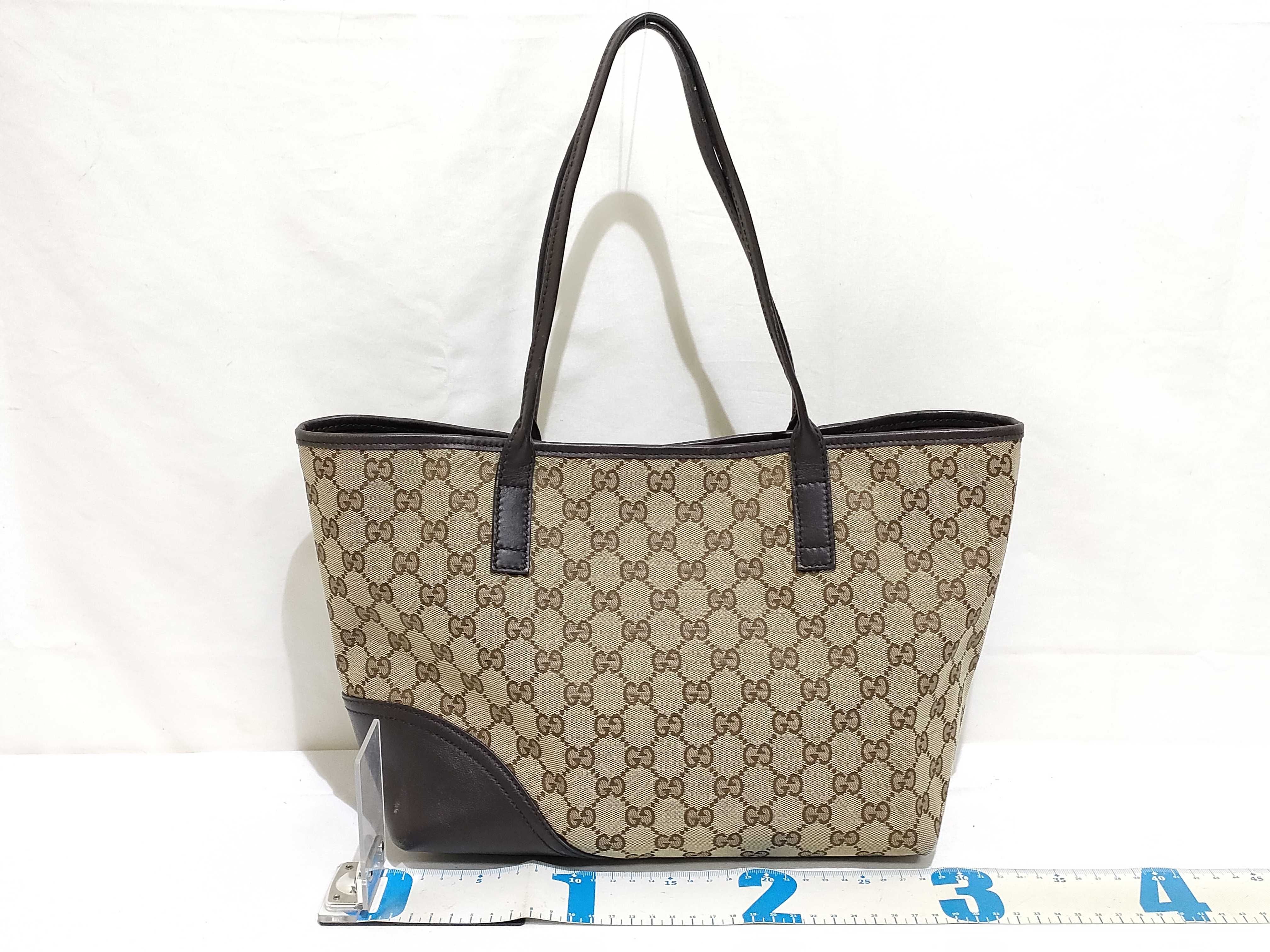 GG Canvas Abbey New Brit GG Pattern Tote Bag — view 2