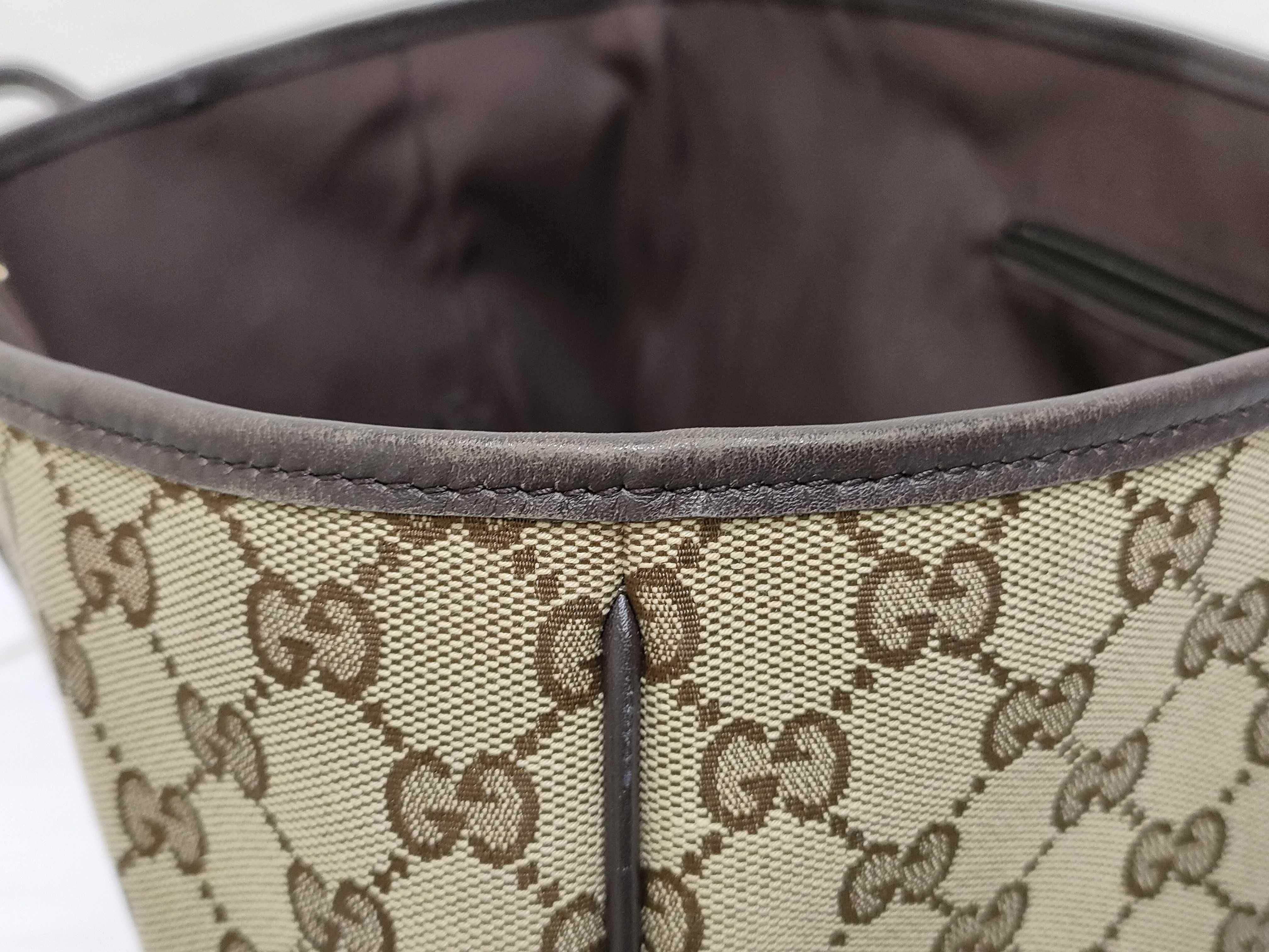 GG Canvas Abbey New Brit GG Pattern Tote Bag — view 12