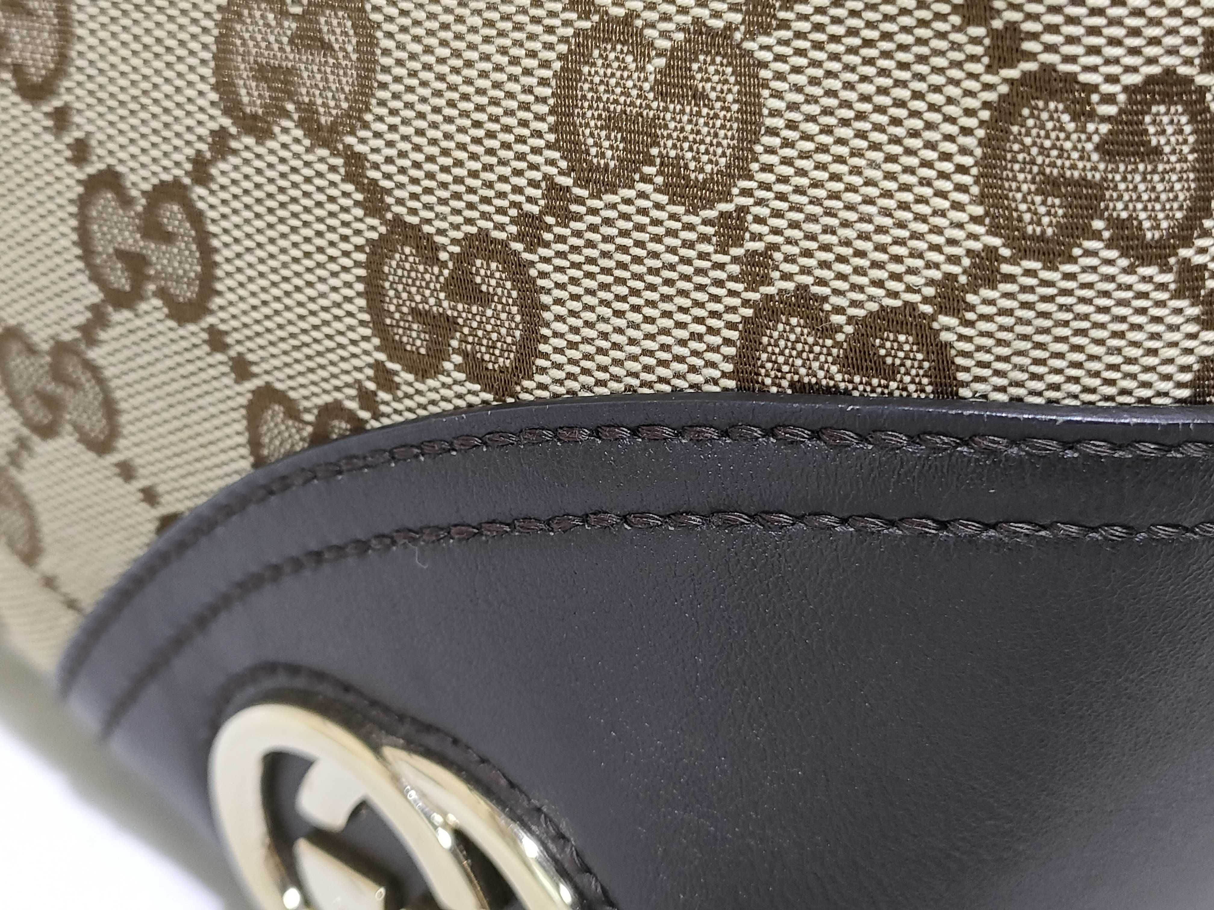 GG Canvas Abbey New Brit GG Pattern Tote Bag — view 13