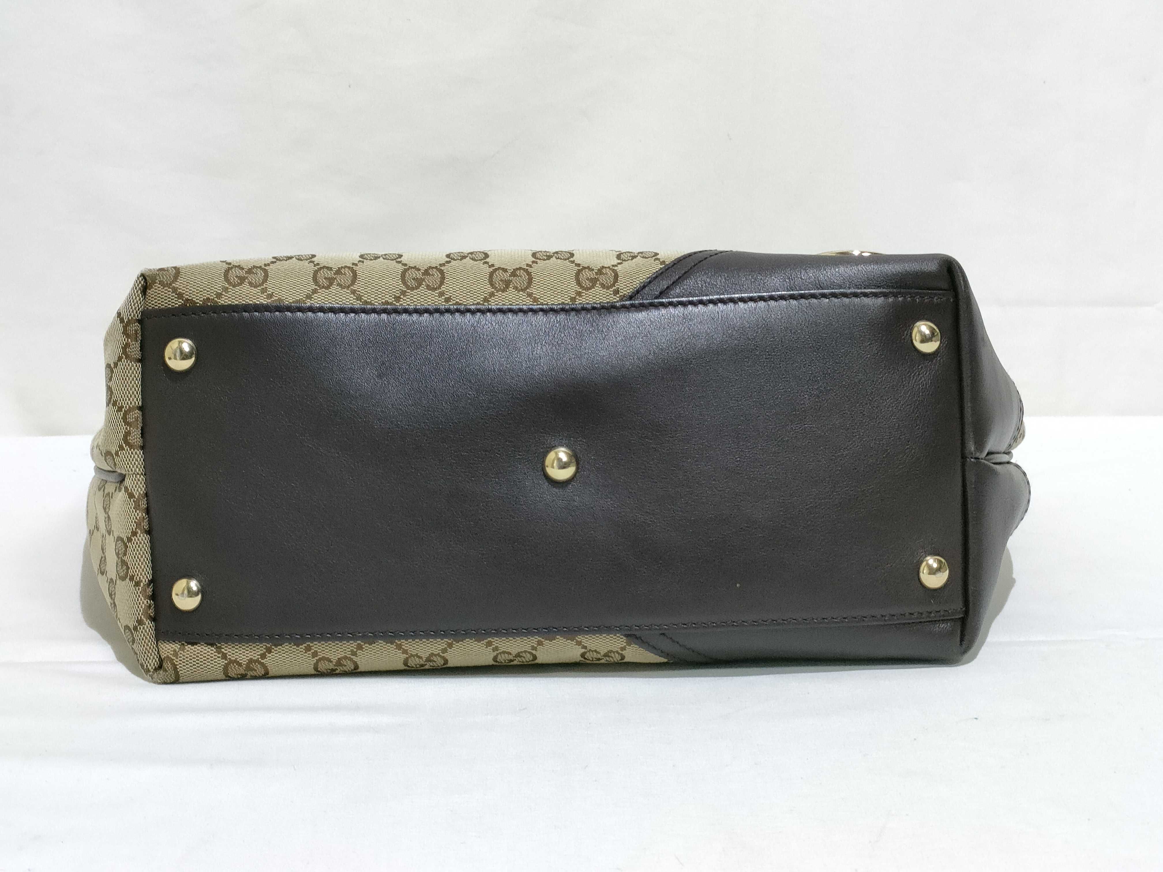 GG Canvas Abbey New Brit GG Pattern Tote Bag — view 7