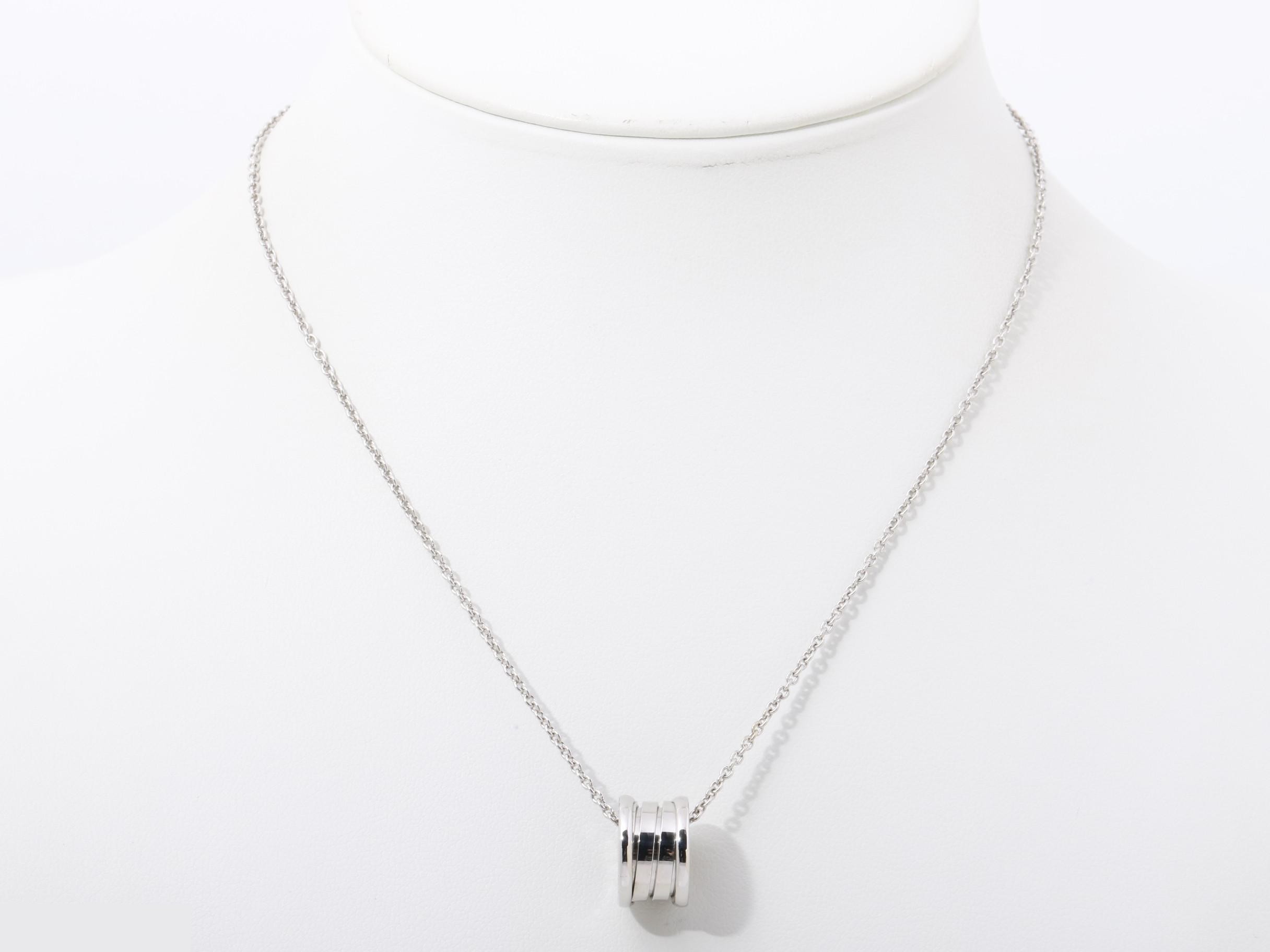 B-ZERO1 Necklace, 750WG, 10.9g, 40cm — view 6