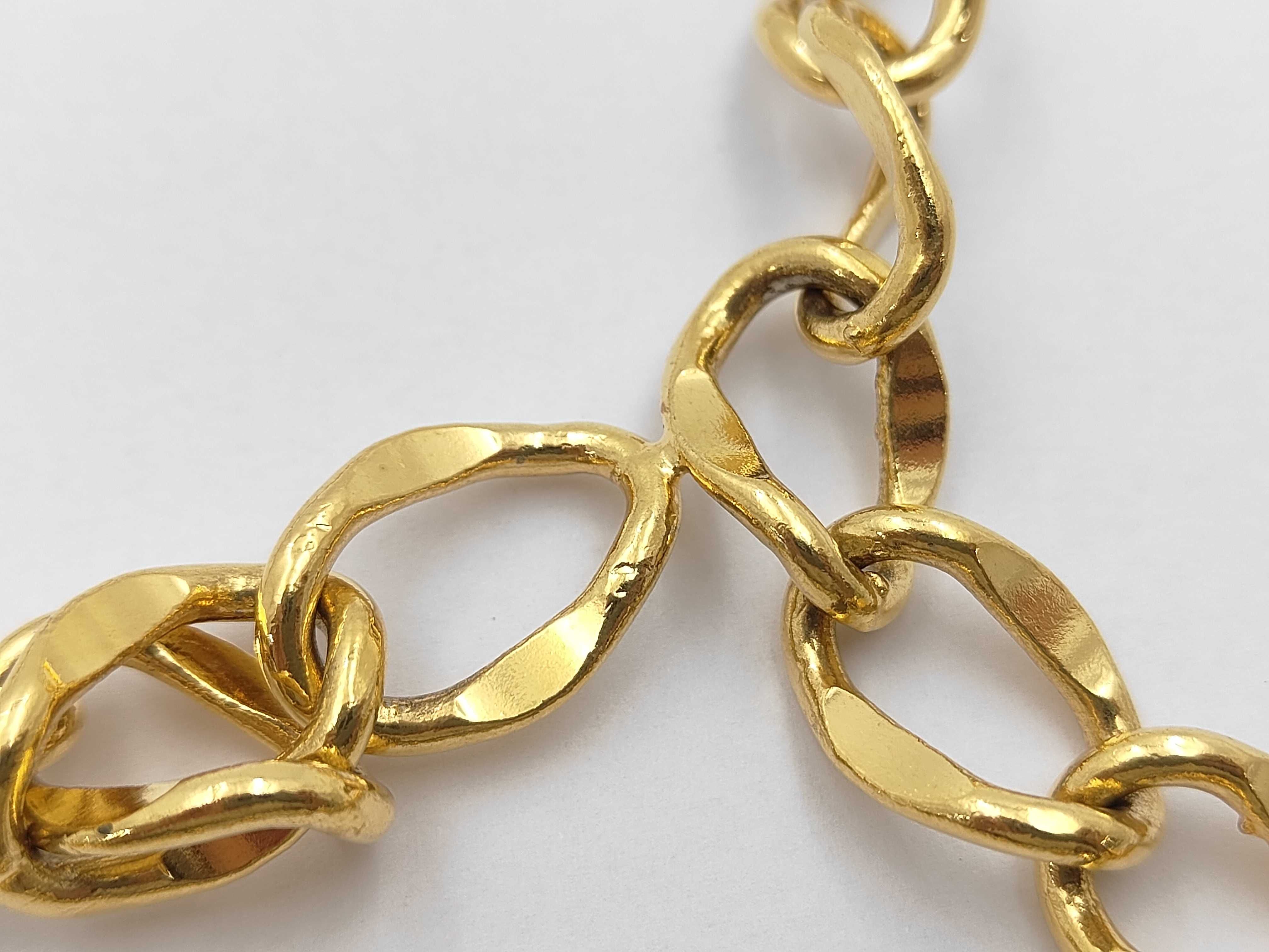 Chain Belt Double 94P Coco Mark Coin Necklace — view 4