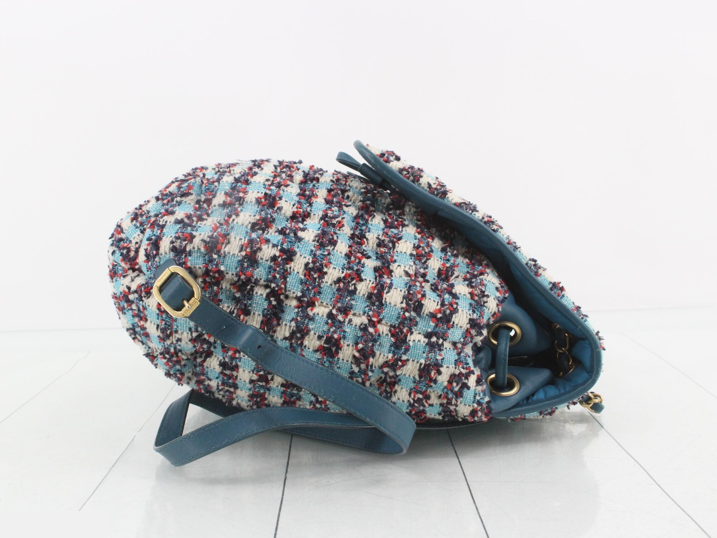 Tweed Chain Backpack — view 3
