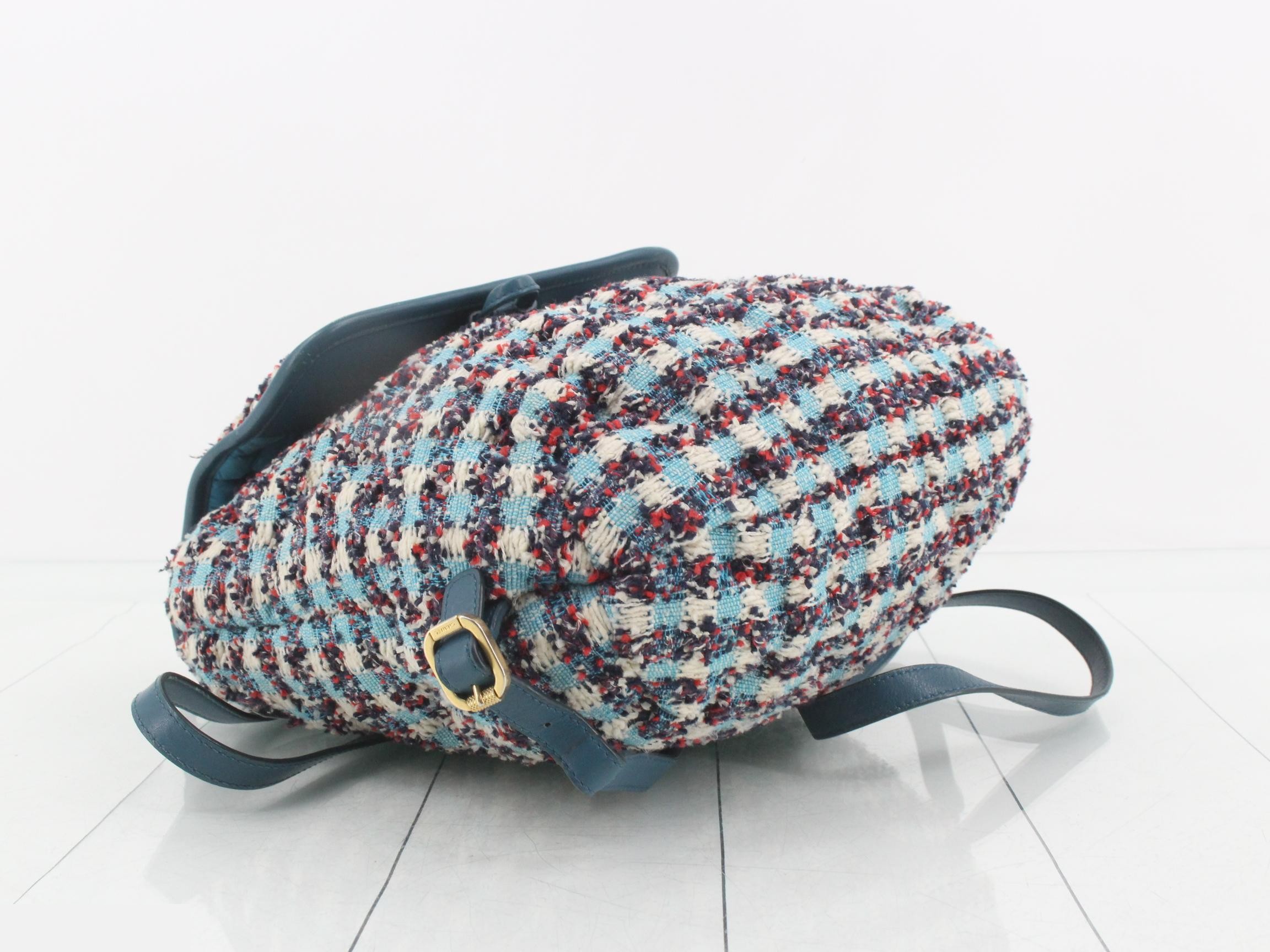 Tweed Chain Backpack — view 5