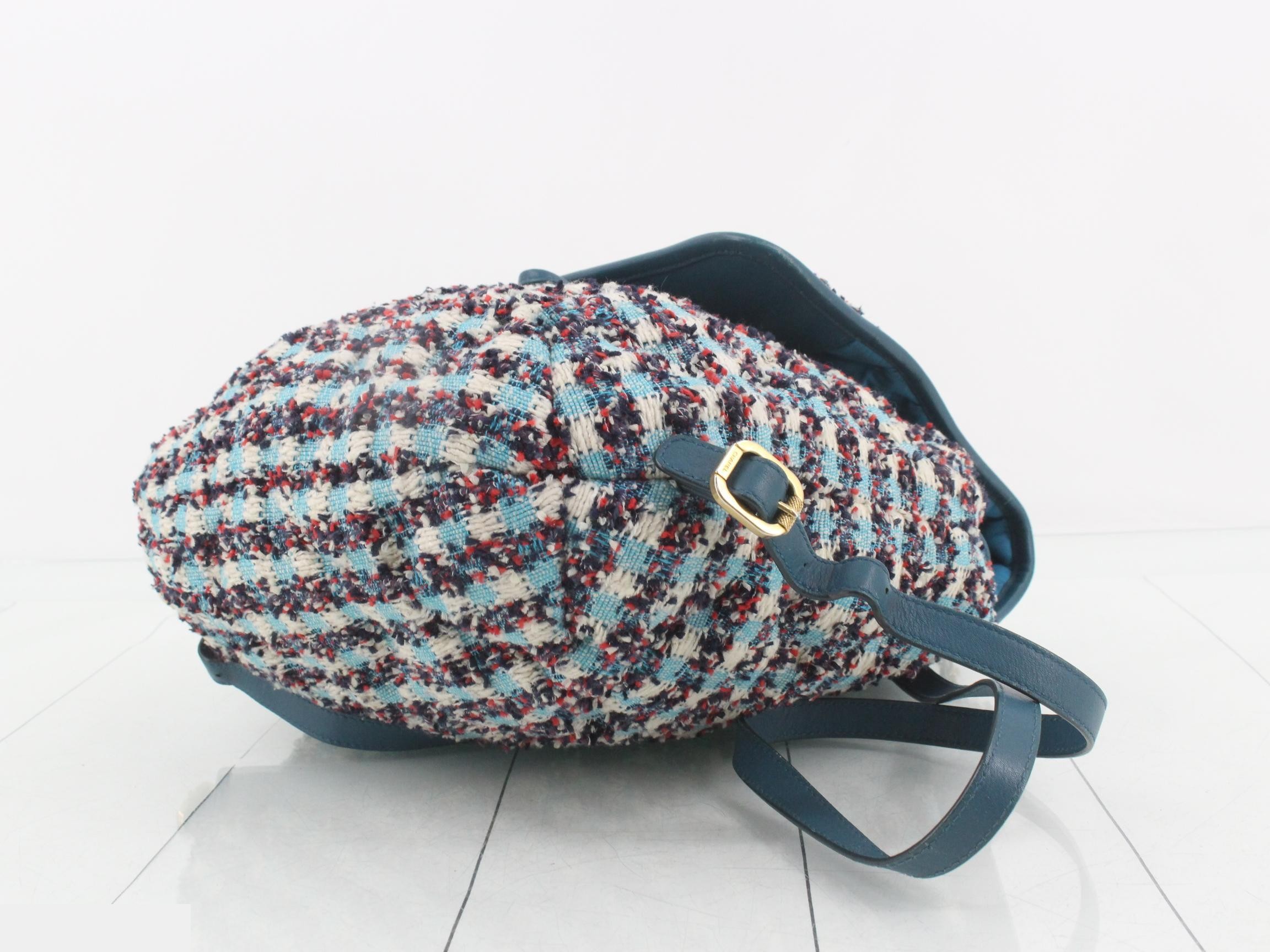 Tweed Chain Backpack — view 6