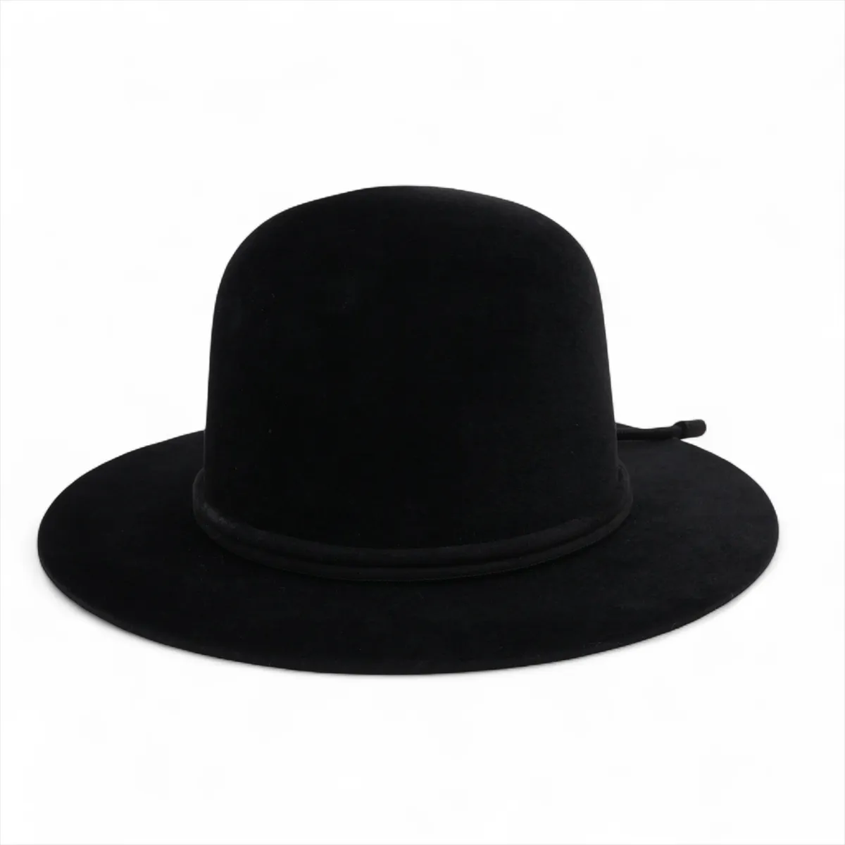 hat, size 57, Lapin, black. Shows wear,