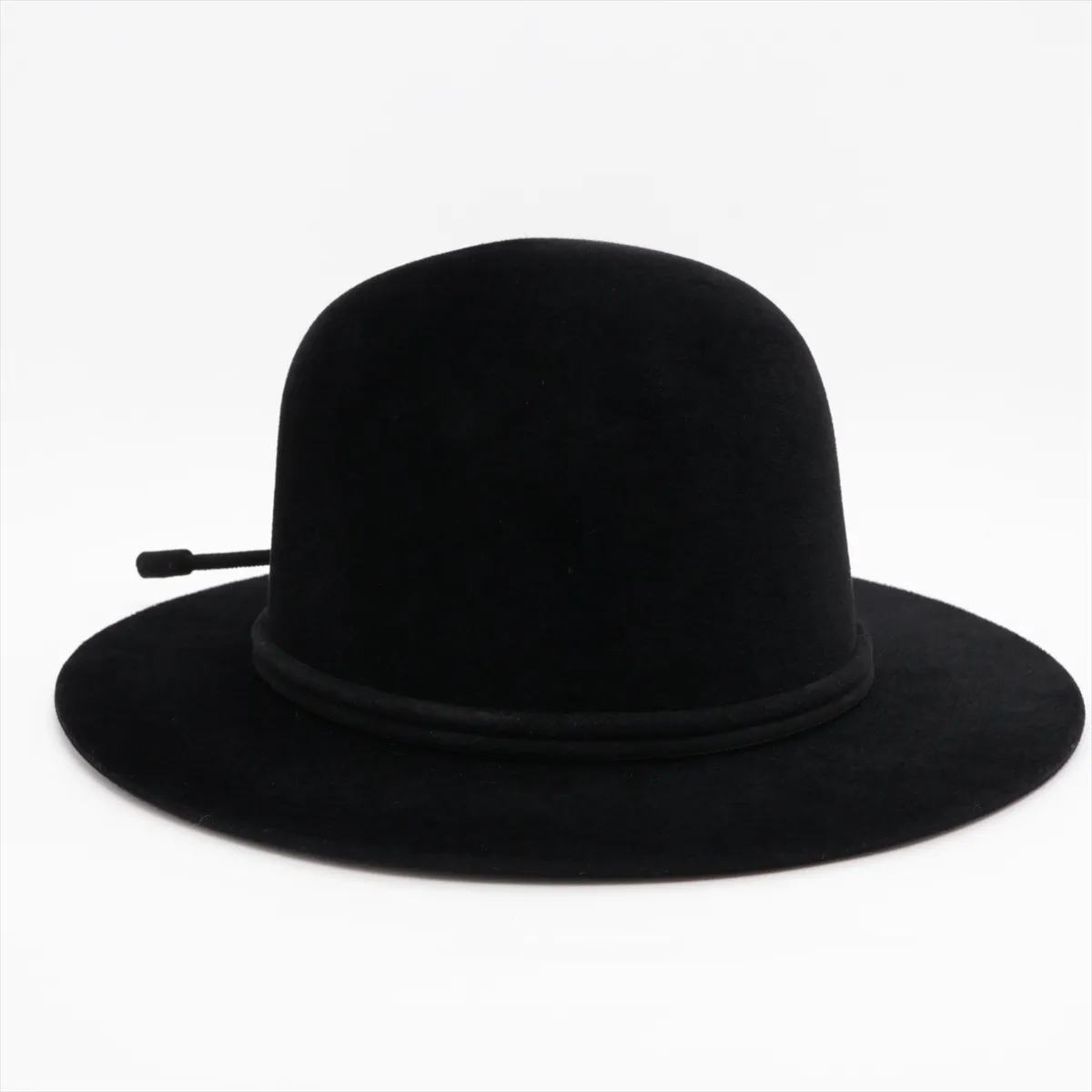 hat, size 57, Lapin, black. Shows wear, — view 2