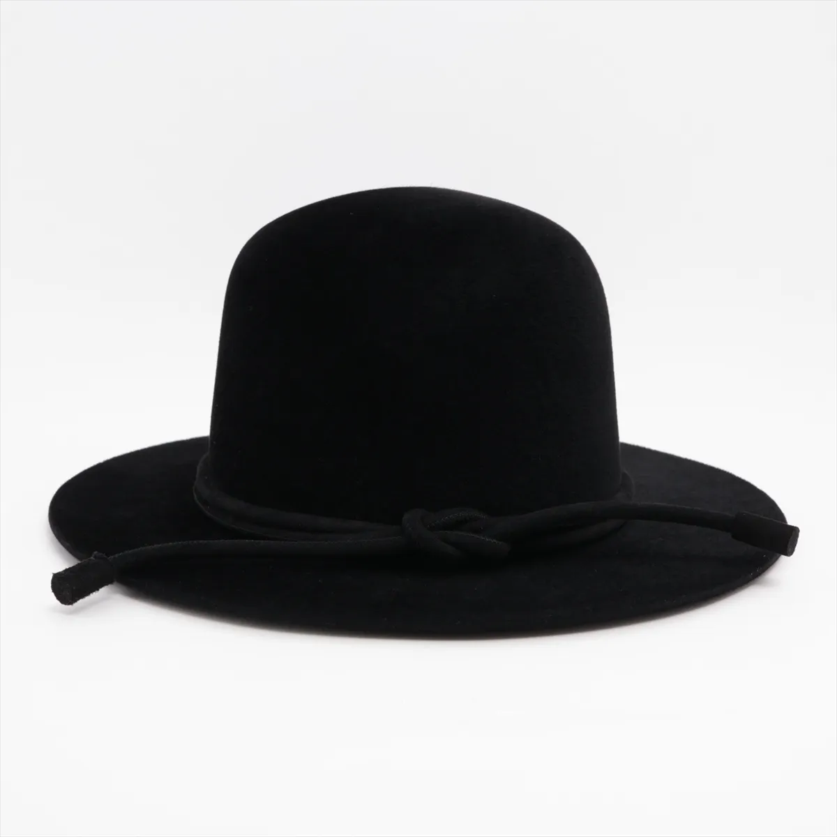 hat, size 57, Lapin, black. Shows wear, — view 3