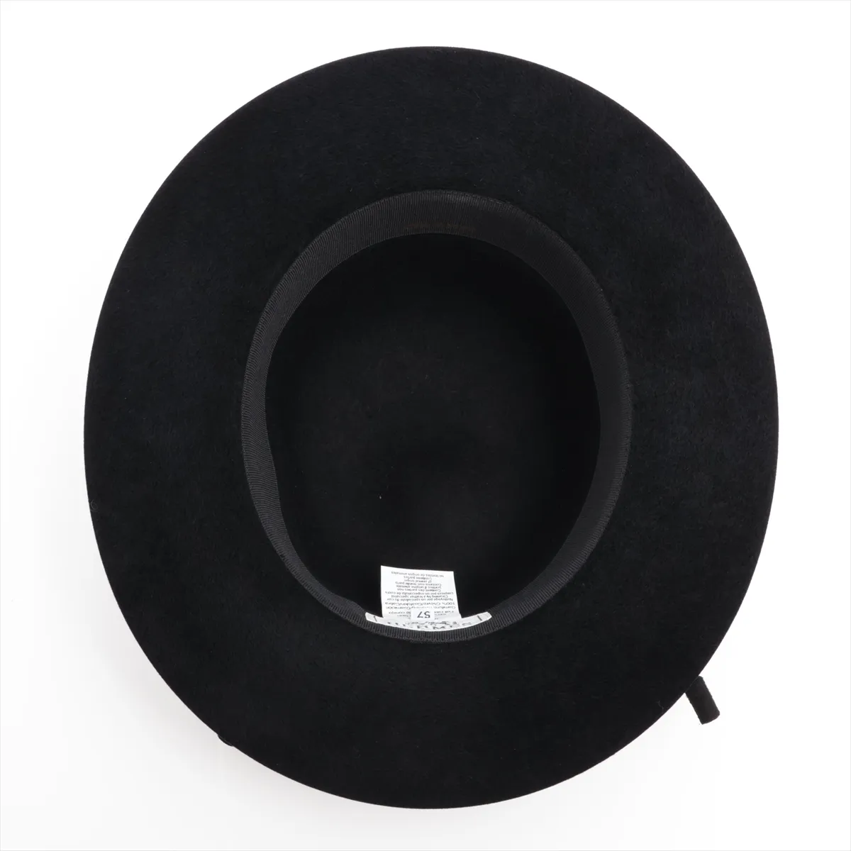 hat, size 57, Lapin, black. Shows wear, — view 4