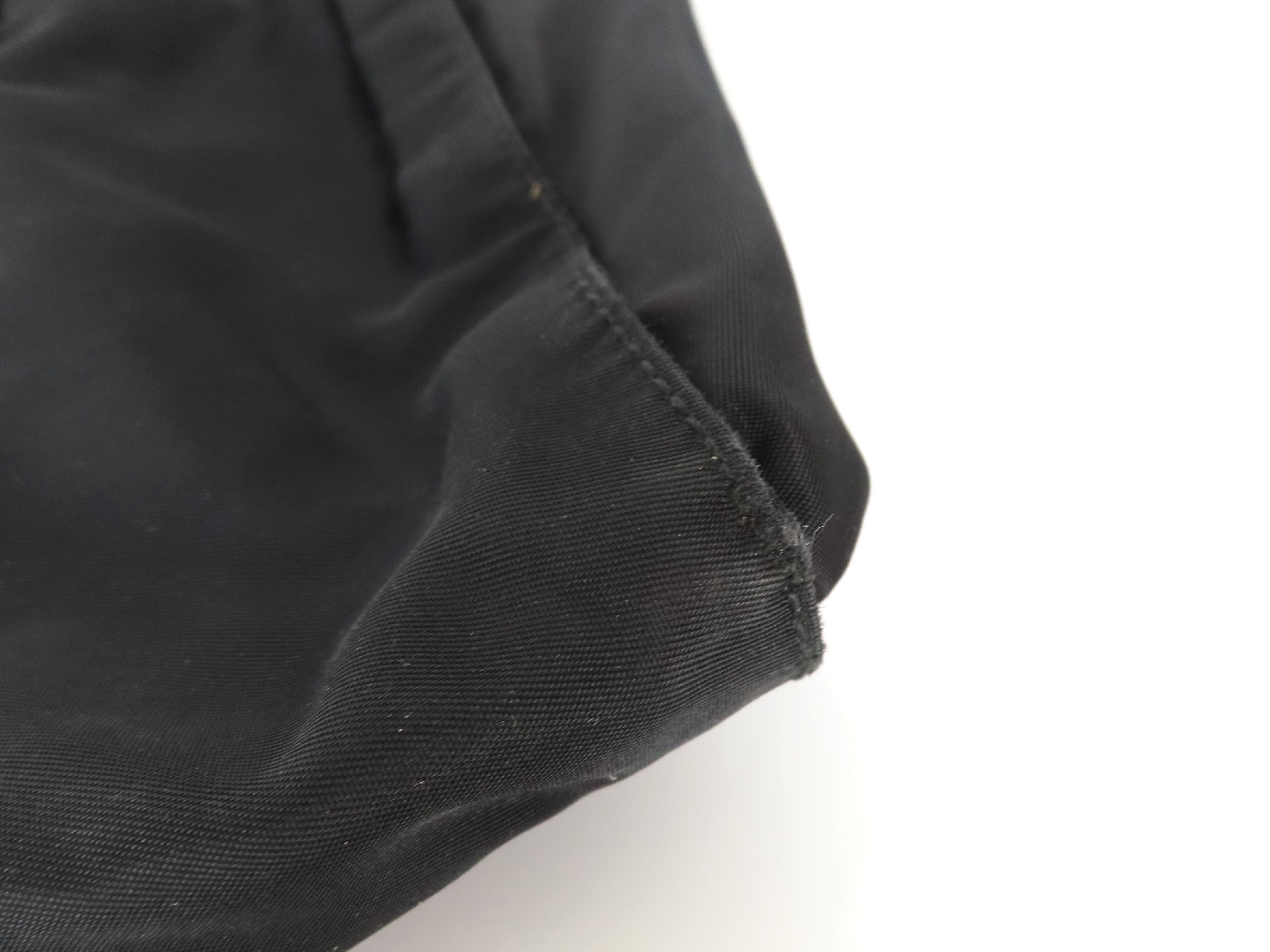 Nylon Tote Bag, Black — view 6