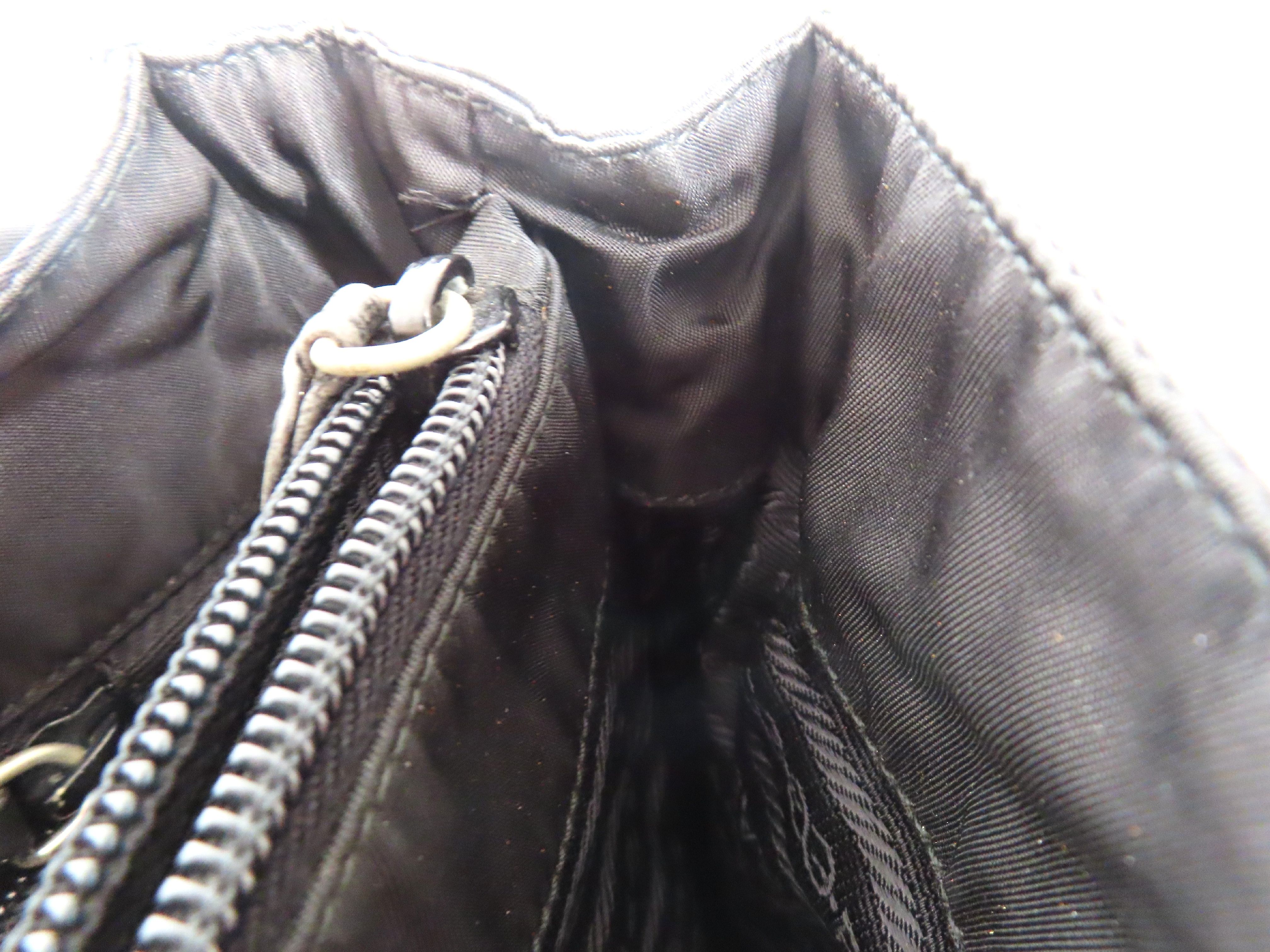 Nylon Tote Bag, Black — view 8