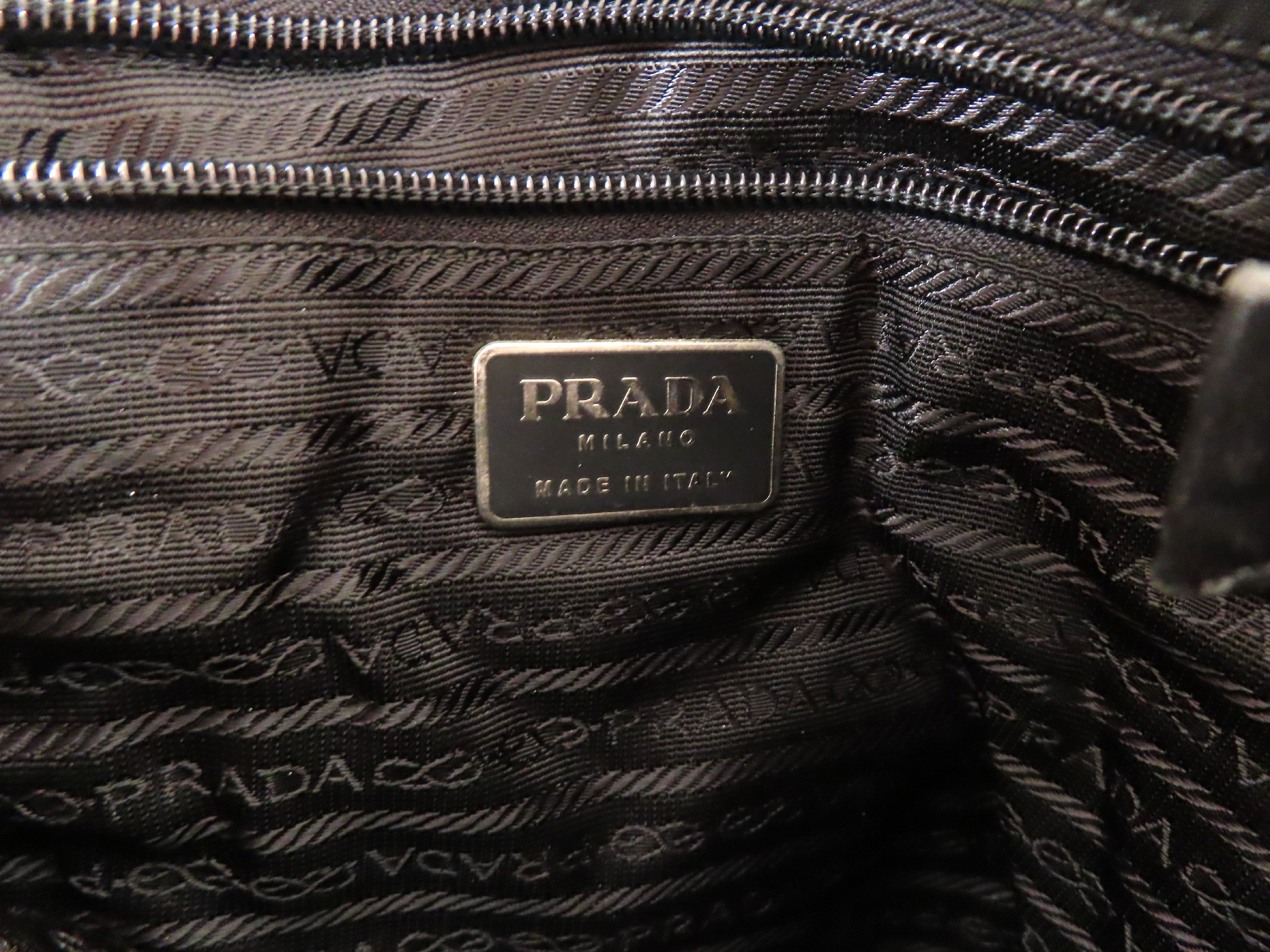 Nylon Tote Bag, Black — view 10