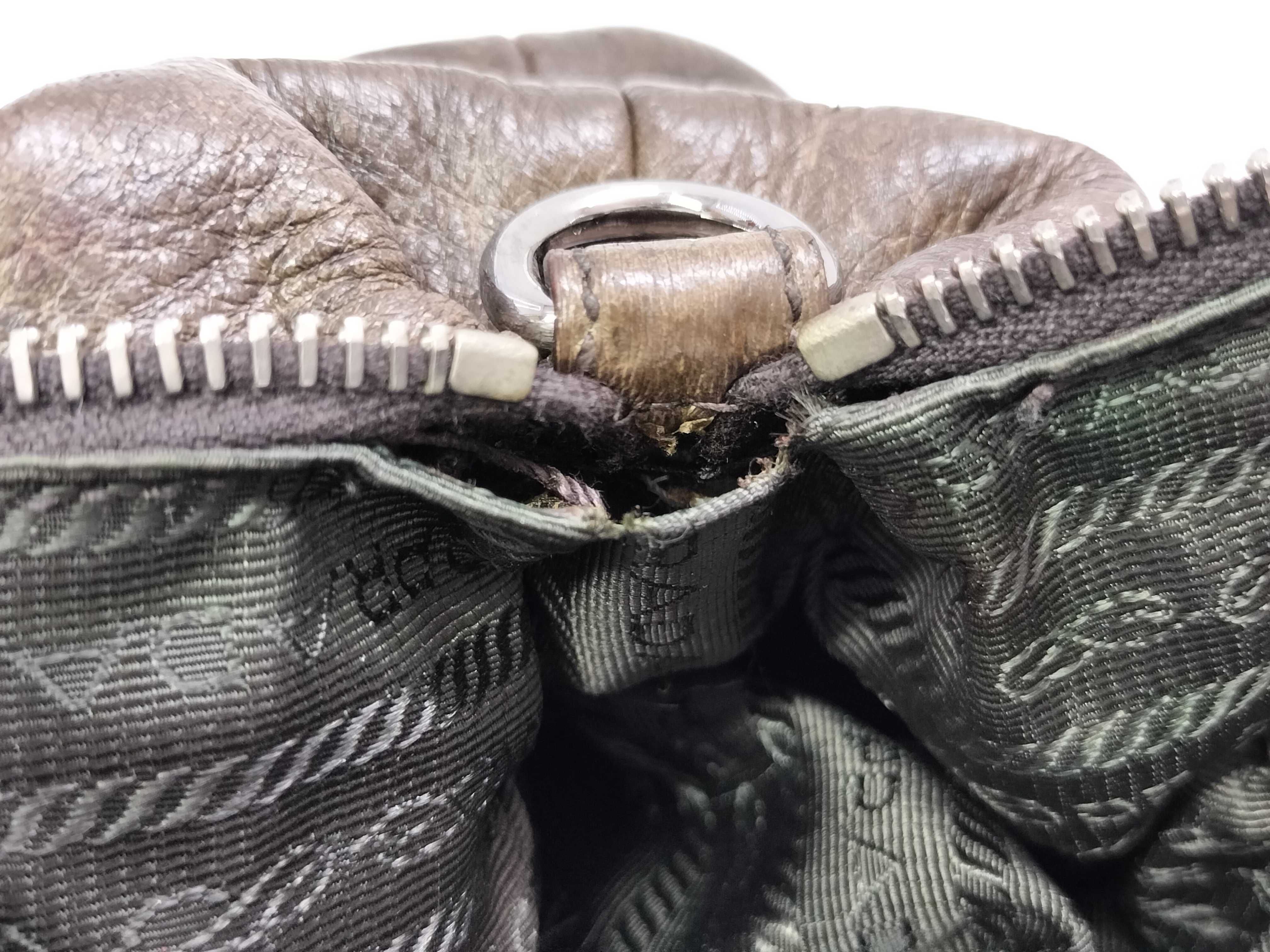 grained leather handbag, serial handbag — view 14