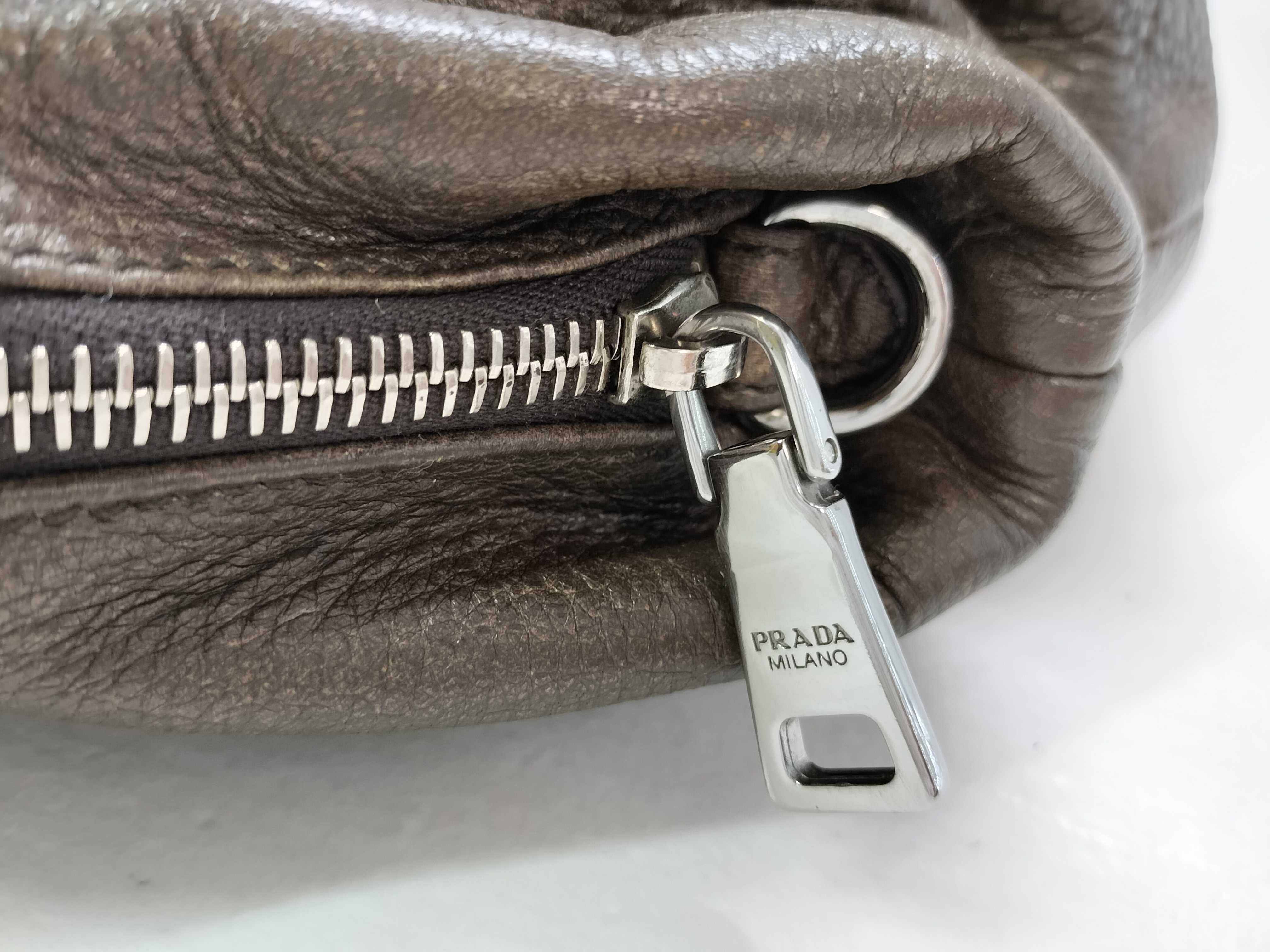grained leather handbag, serial handbag — view 15