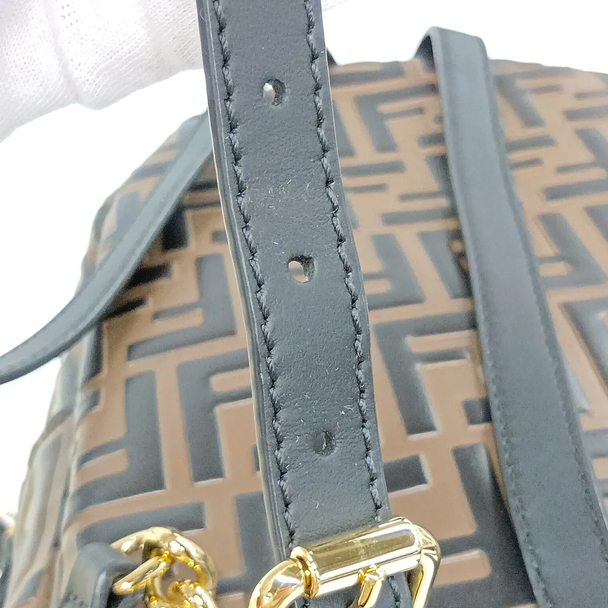 Zucca By The Way Leather Backpack/Rucksack Brown 8BZ038 — view 15