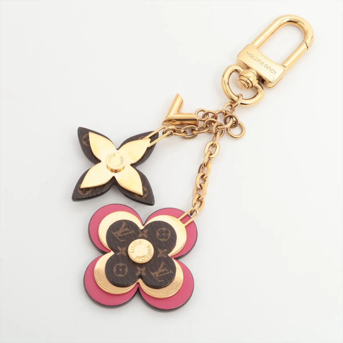 M63084 Portocle Blooming Flower Serial unknown Charm GP x PVC x Leather Gold x Brown x Pink — view 2