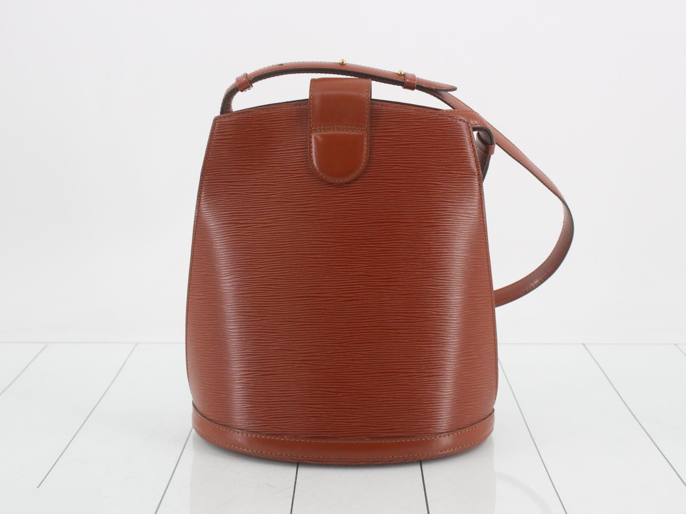 Epi Shoulder Bag, Cluny, Brown — view 2