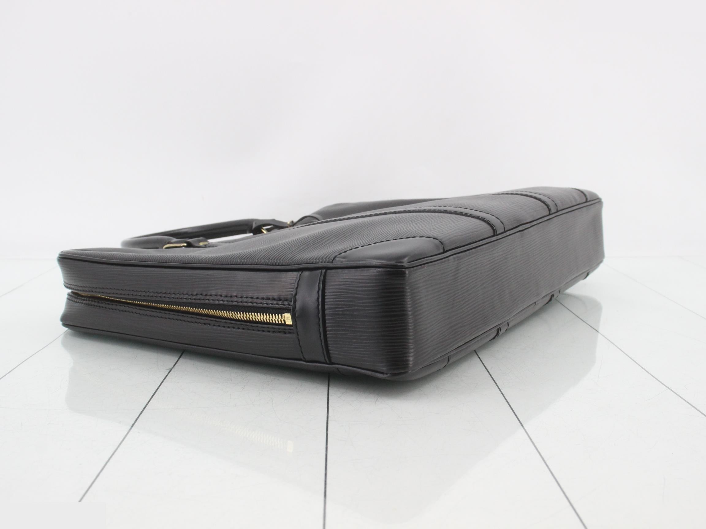 Portedocuments Voyage PDV Epi Business Bag Noir Black — view 5