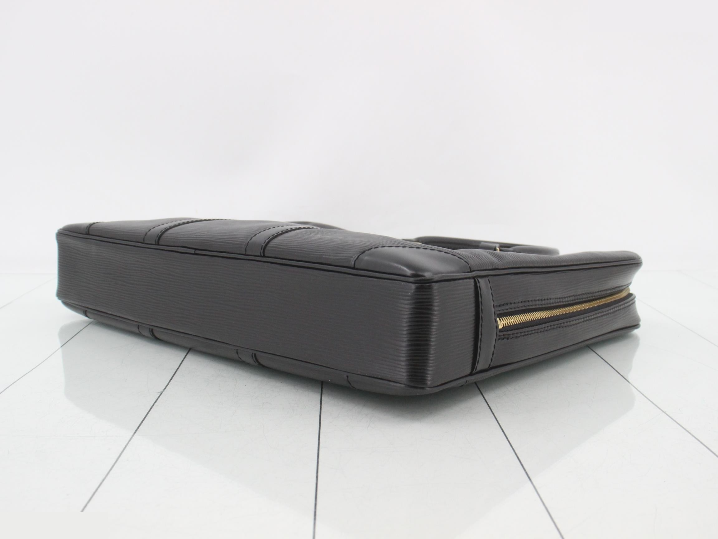 Portedocuments Voyage PDV Epi Business Bag Noir Black — view 6
