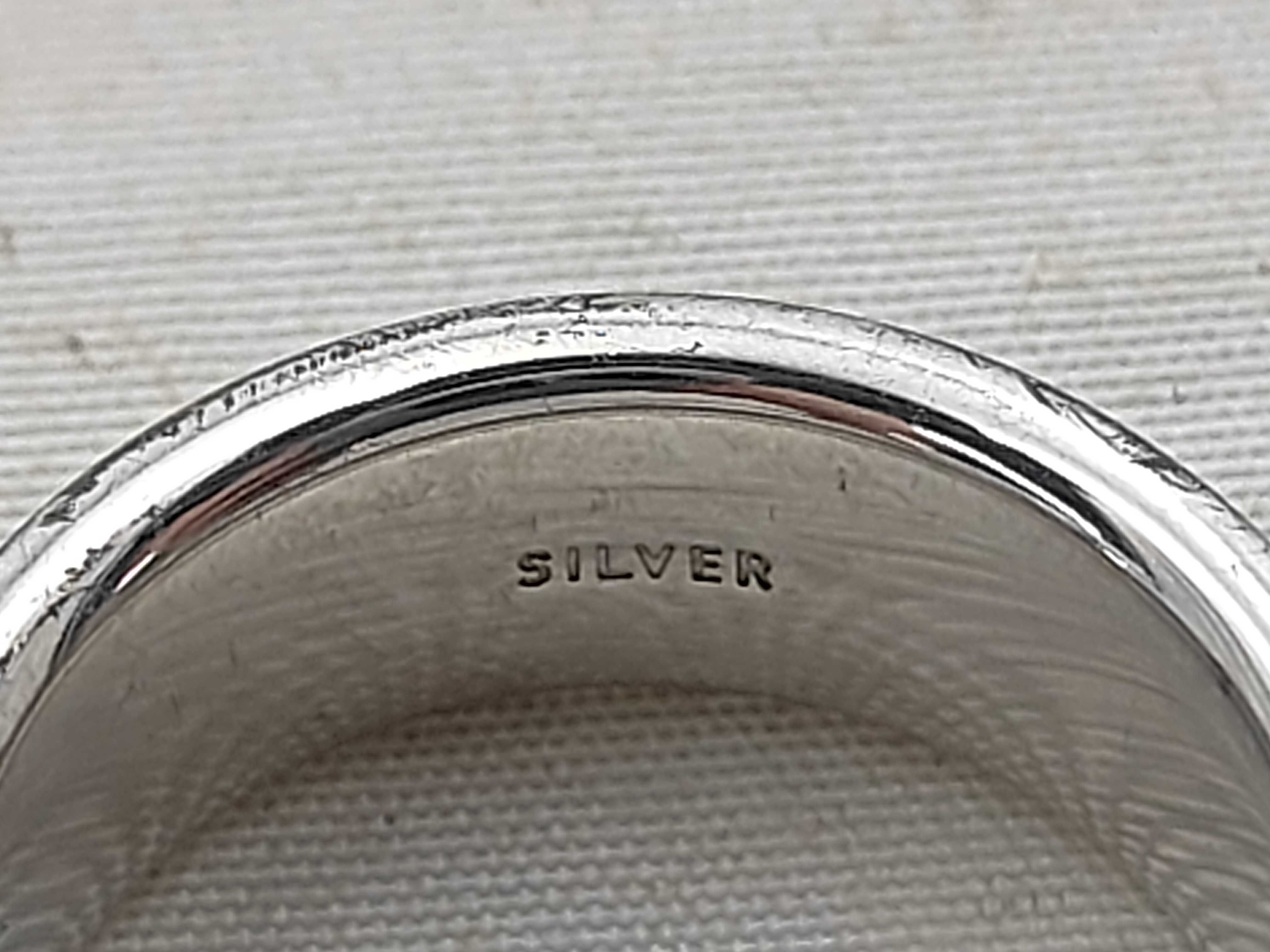 Vintage Nova Check Ring, Sterling Silver 925, Size 9.5 — view 4