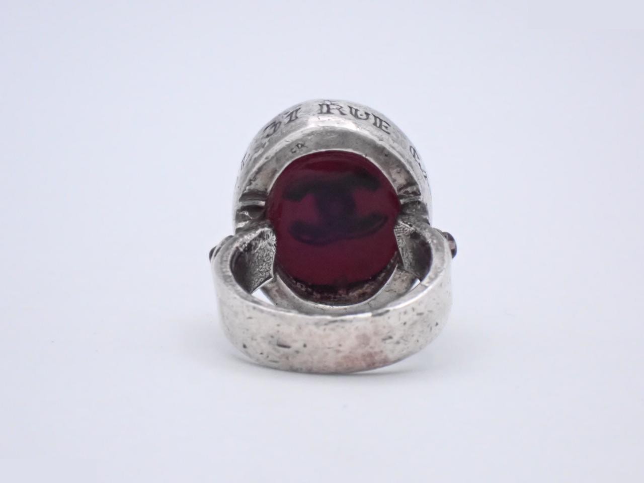 Coco Mark Cambon Gripoix Ring, 925 Sterling Silver / 11.4g — view 2