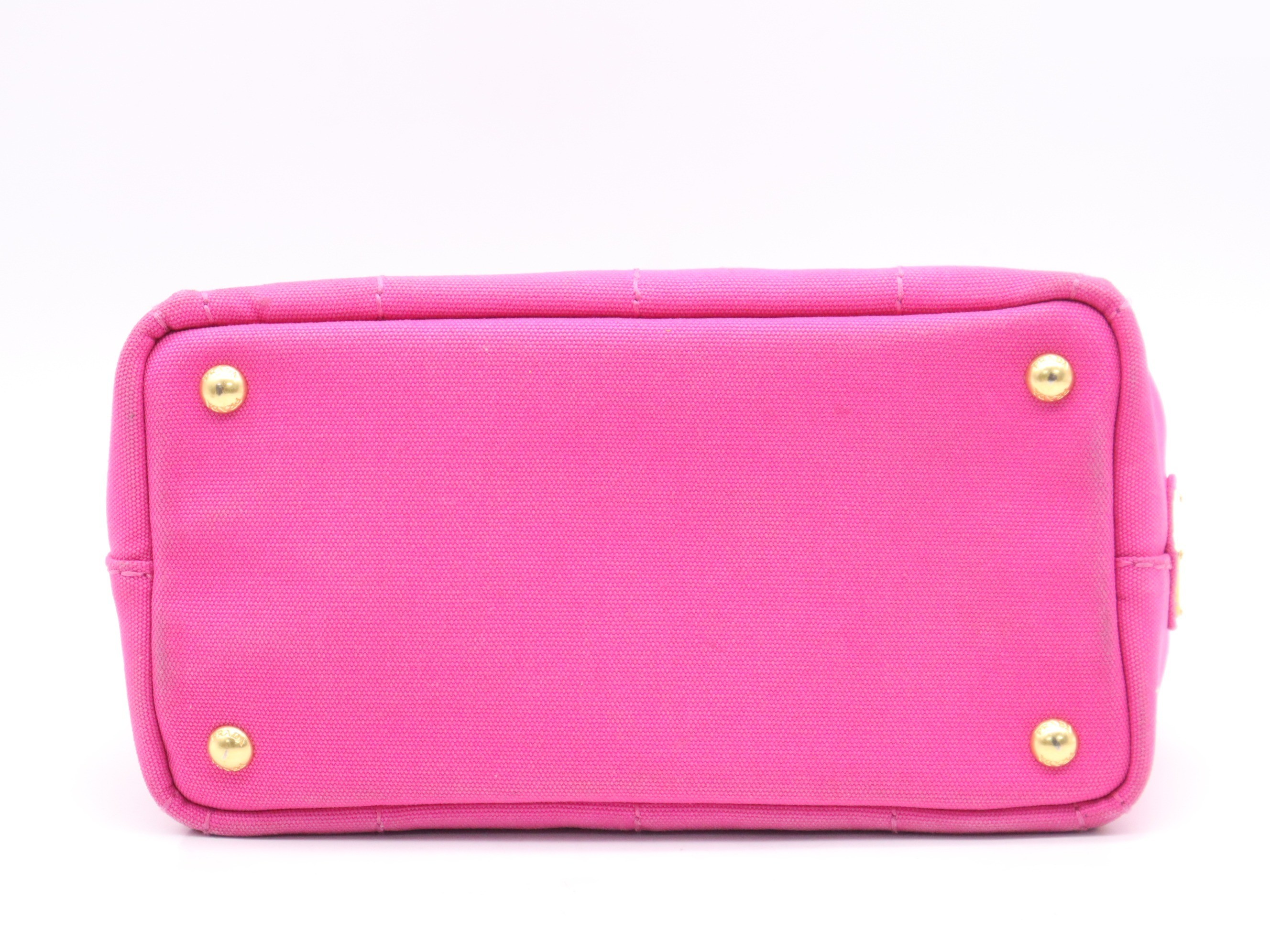 Canvas Canapa Mini Tote Bag, Pink — view 4