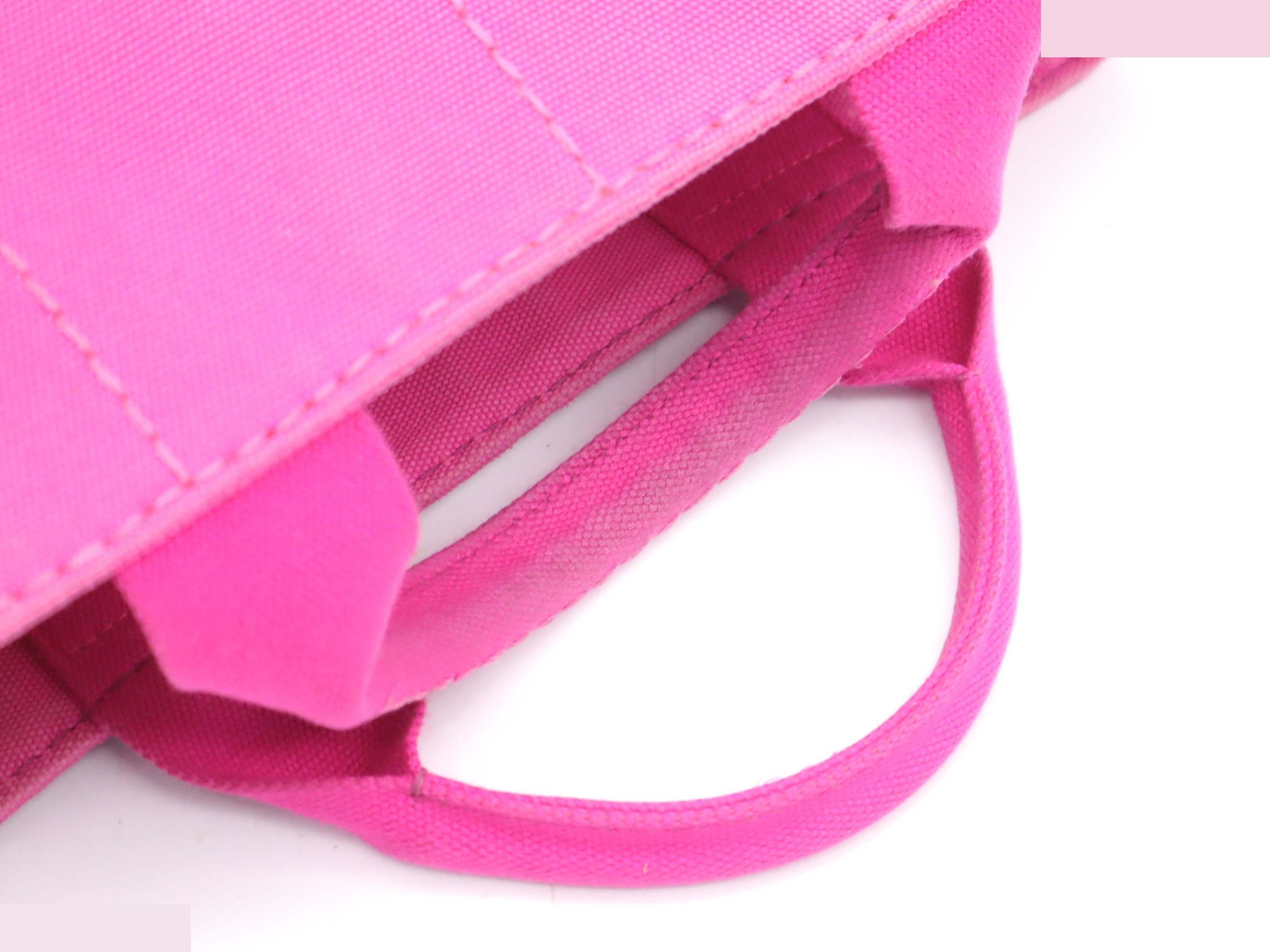 Canvas Canapa Mini Tote Bag, Pink — view 6