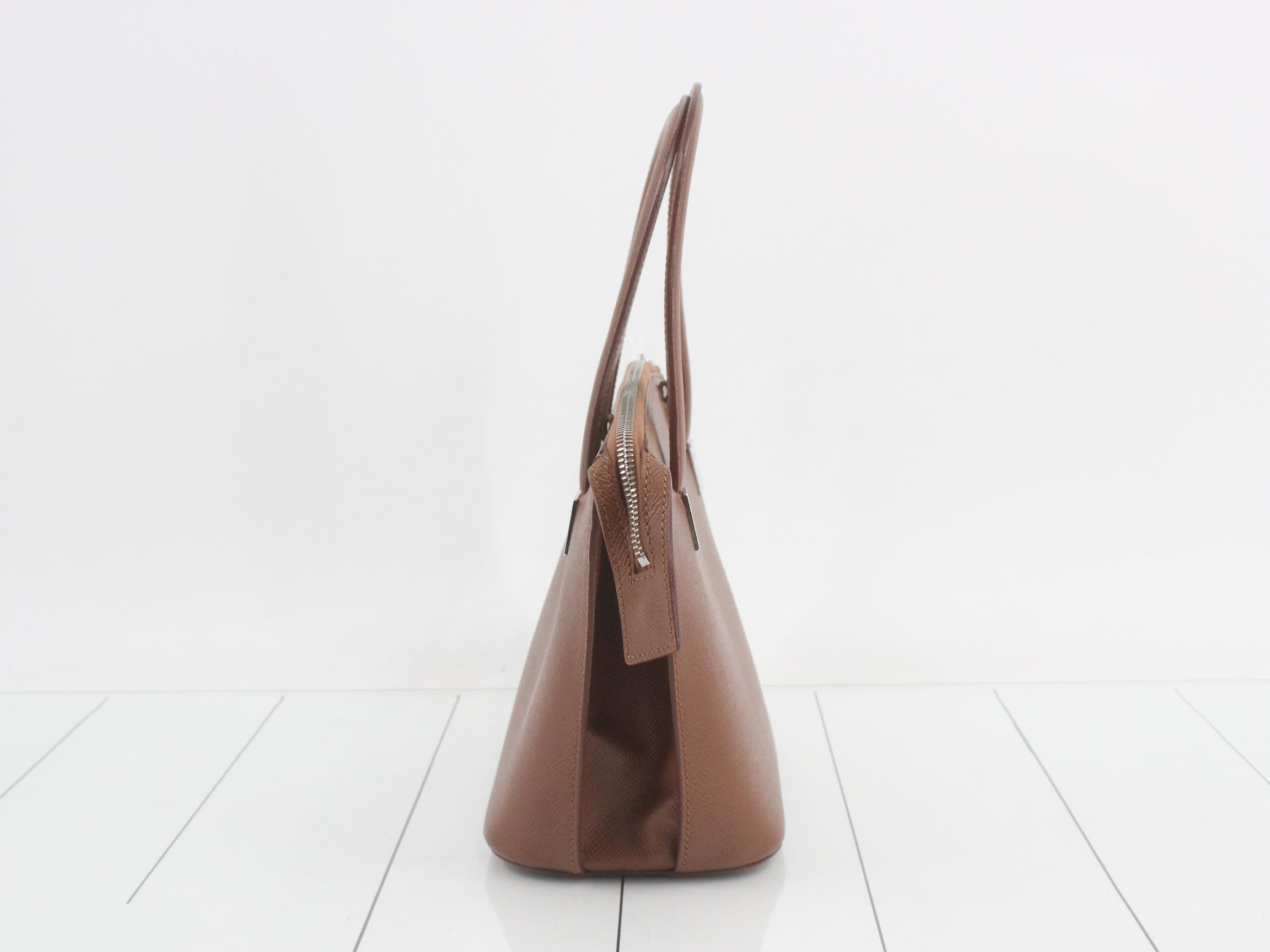 Handmade brown leather — view 3