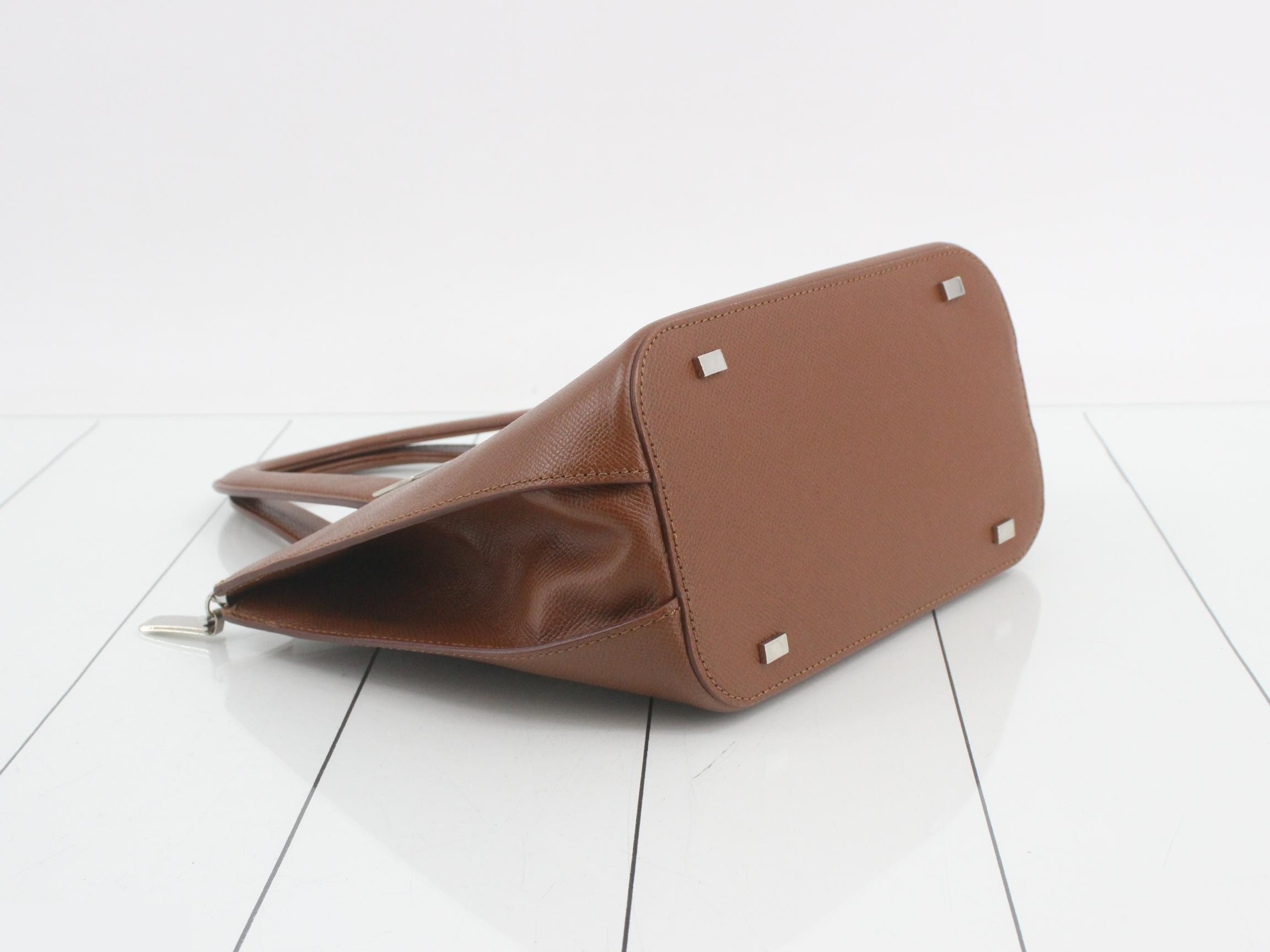 Handmade brown leather — view 5