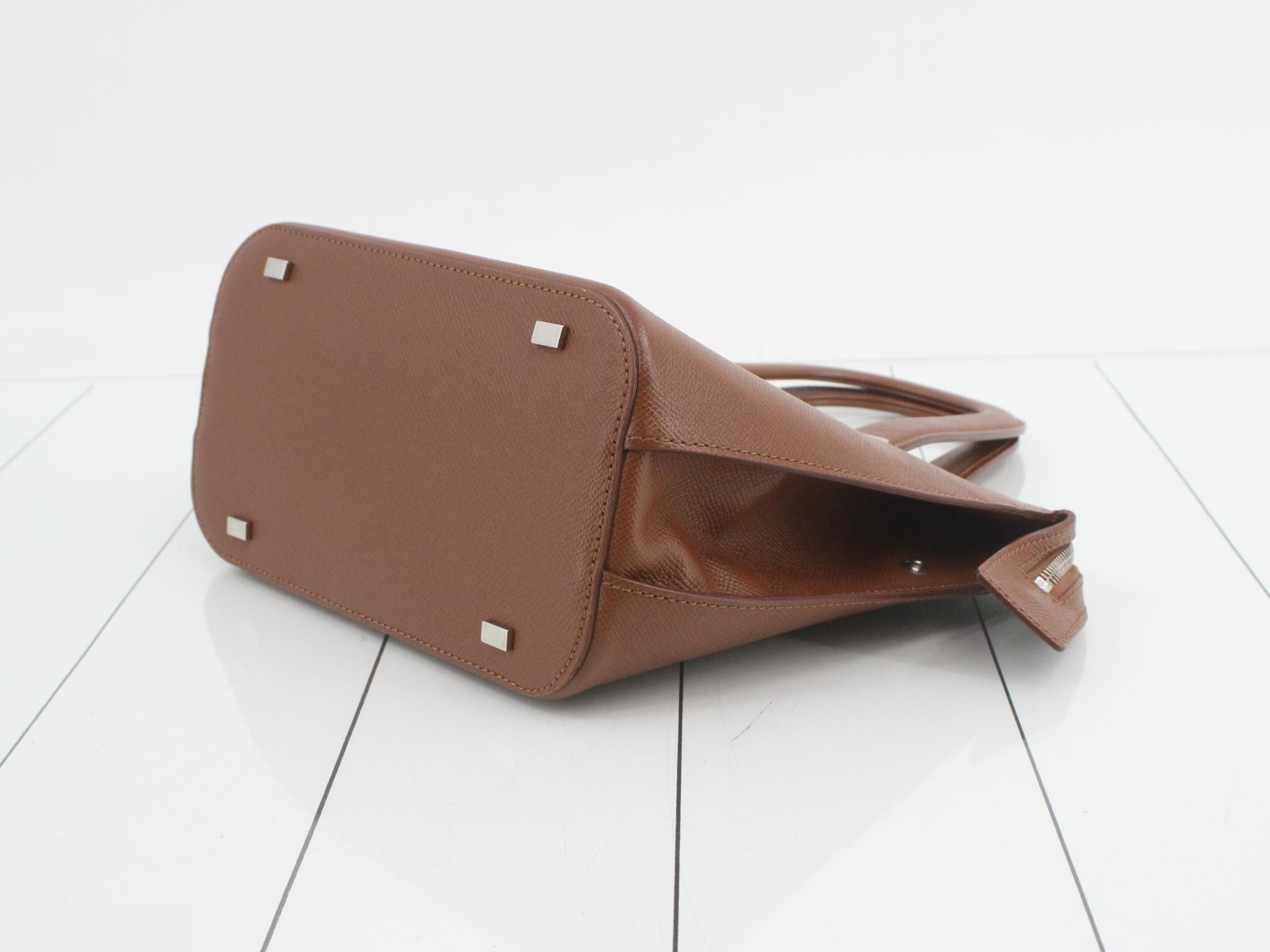 Handmade brown leather — view 6