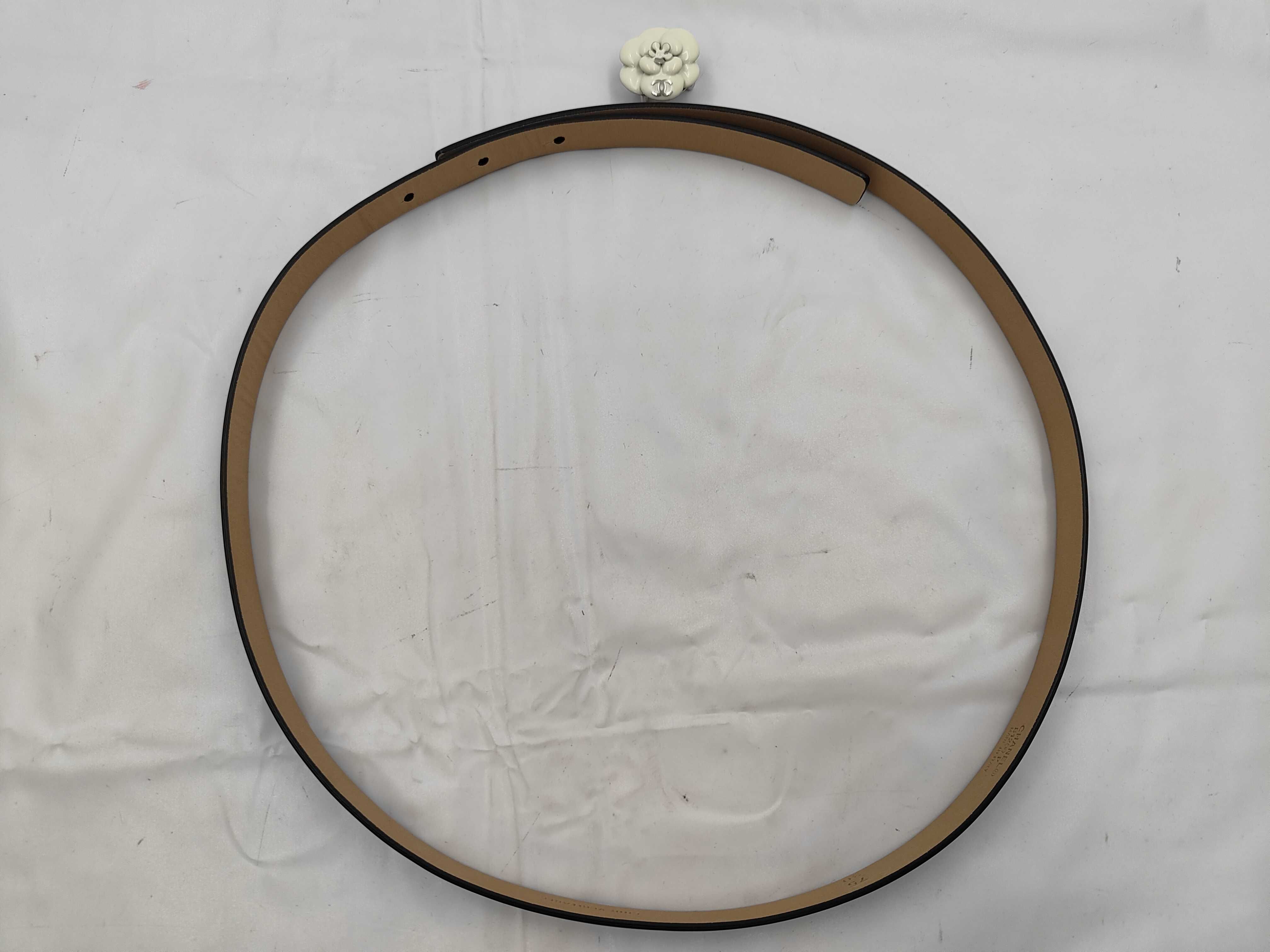 Camellia Belt, Enamel Black Belt — view 3