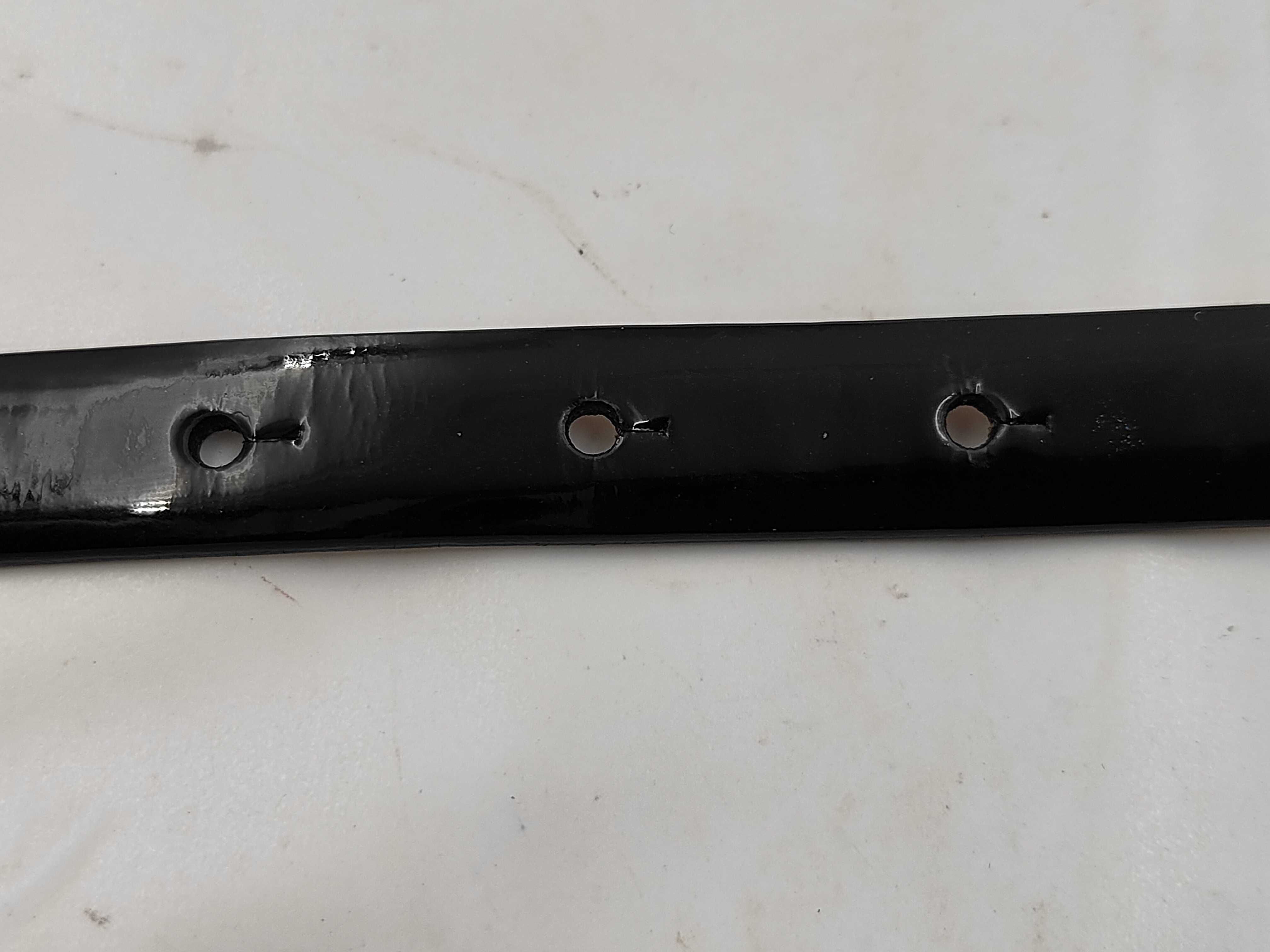 Camellia Belt, Enamel Black Belt — view 8