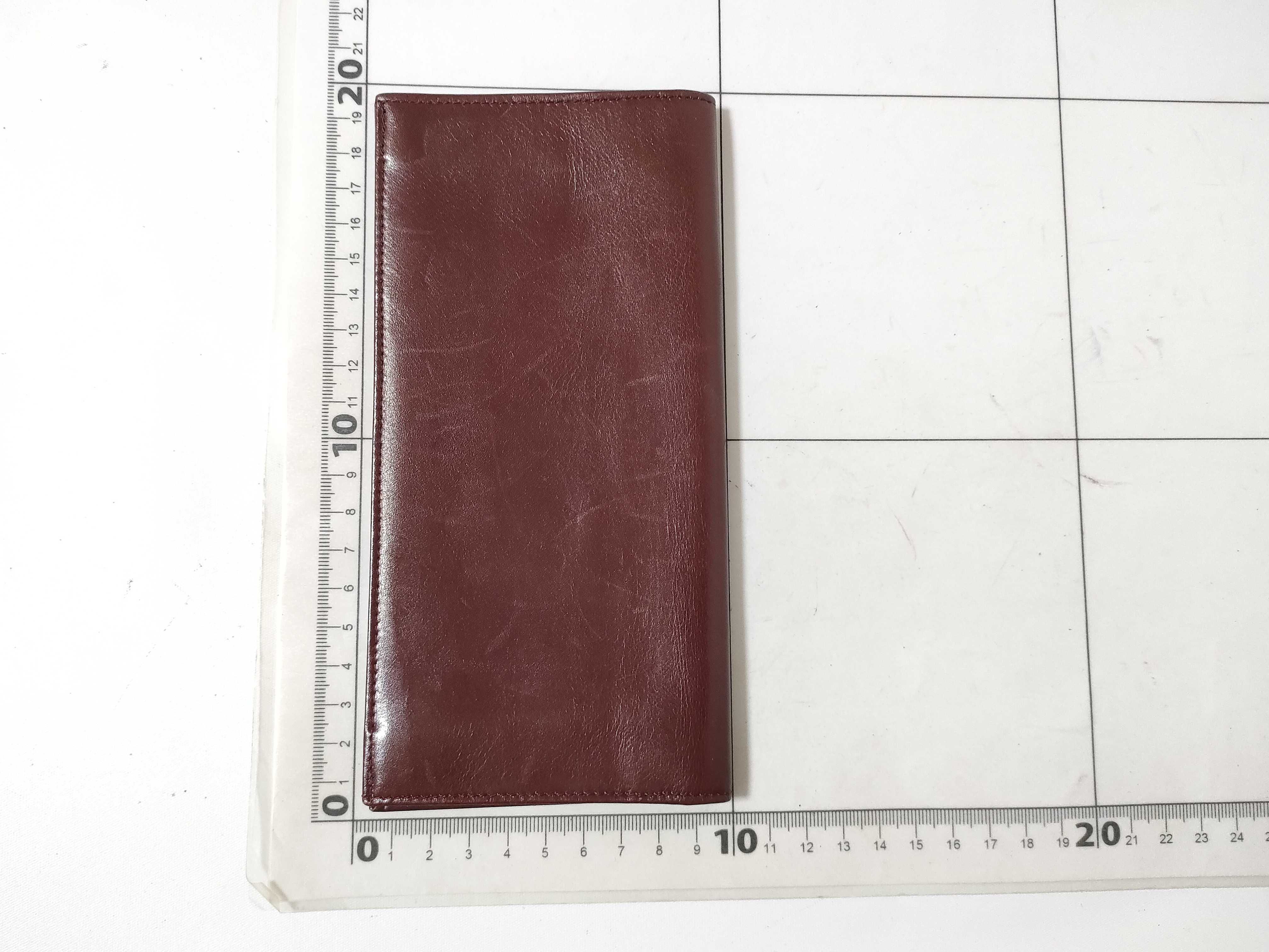 Leather Long Wallet with Carriage Hardware - Billfold — view 2