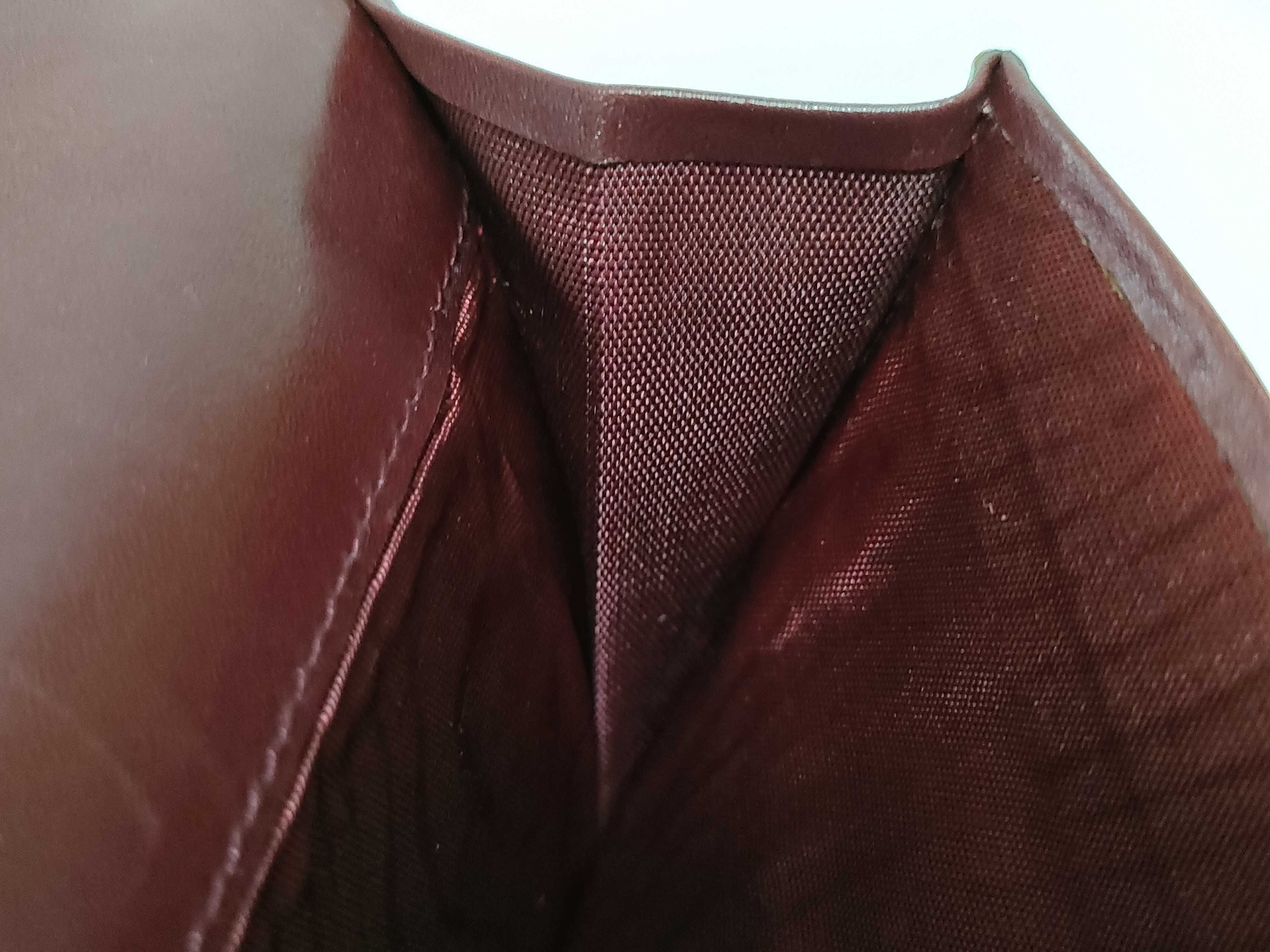 Leather Long Wallet with Carriage Hardware - Billfold — view 7