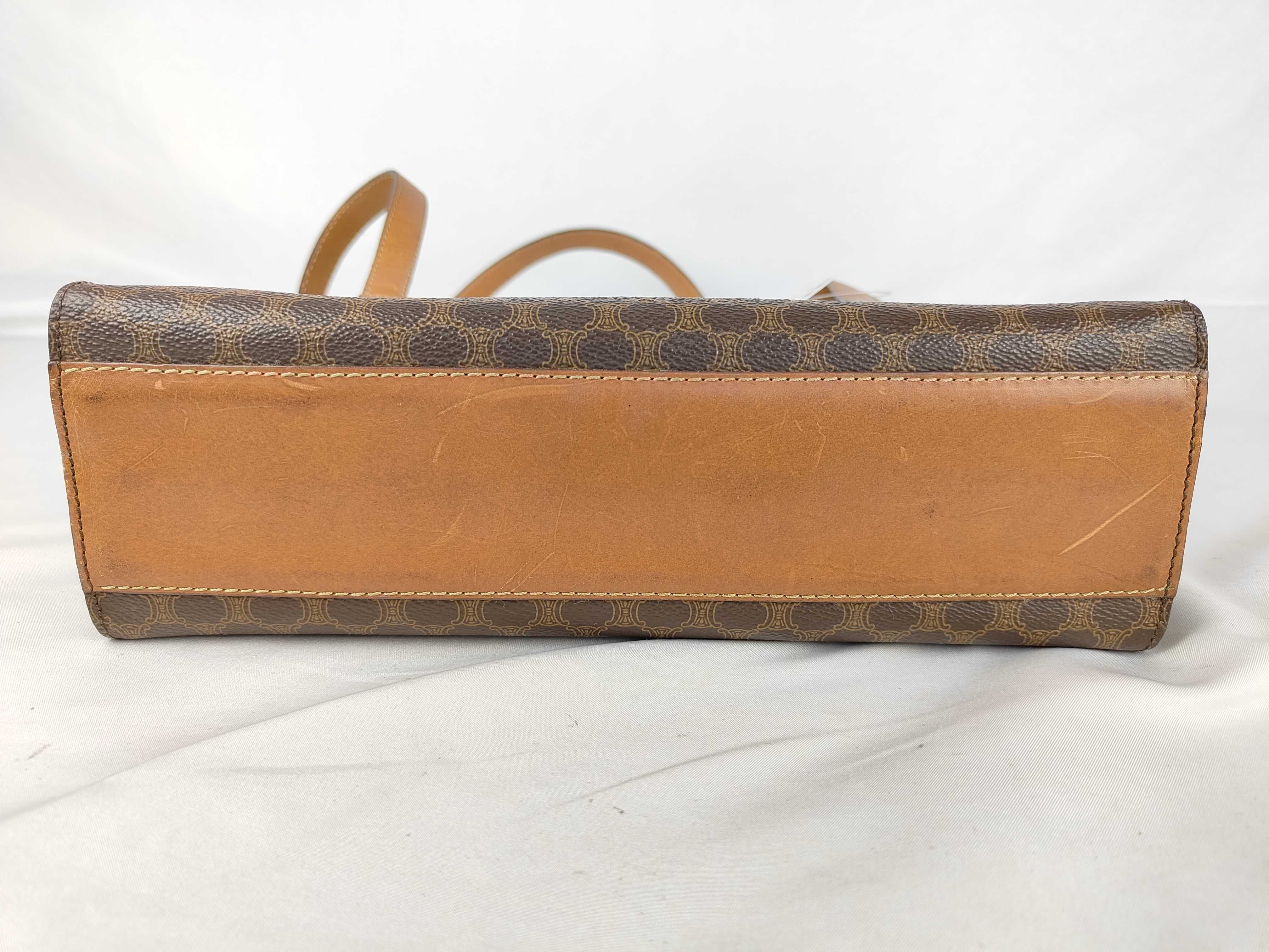 Vintage Tote Bag with Triomphe Hardware — view 7