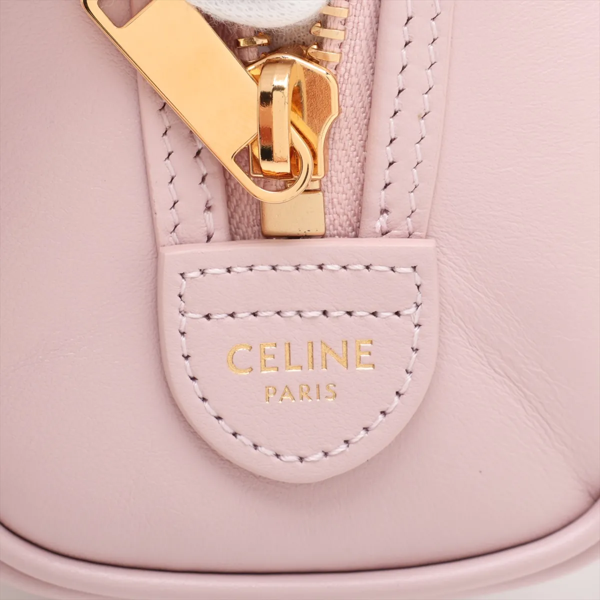 Cuir Triomphe Small Boston Leather 2-Way Handbag, Pink — view 9