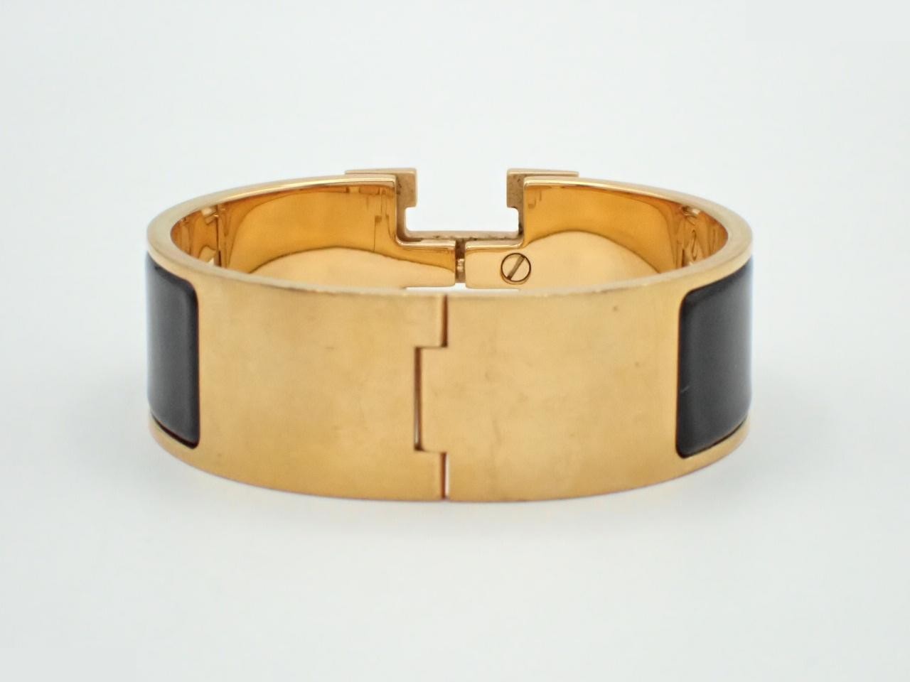 Bracelet, "Click H," Black, Wrist circumference approximately 16.5 cm — view 2