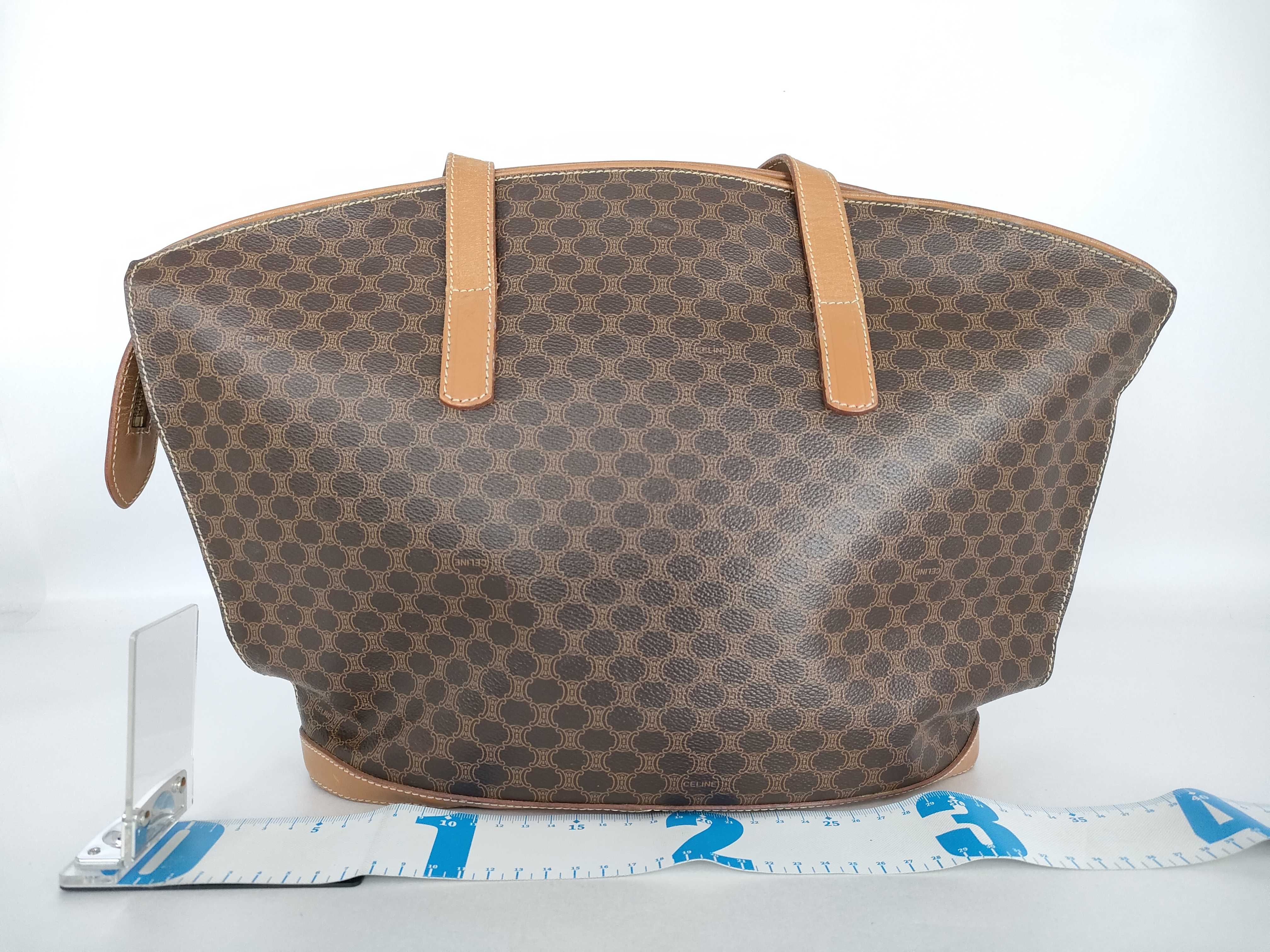 CELIN Celine Macadam pattern handbag Vintage tote bag — view 2