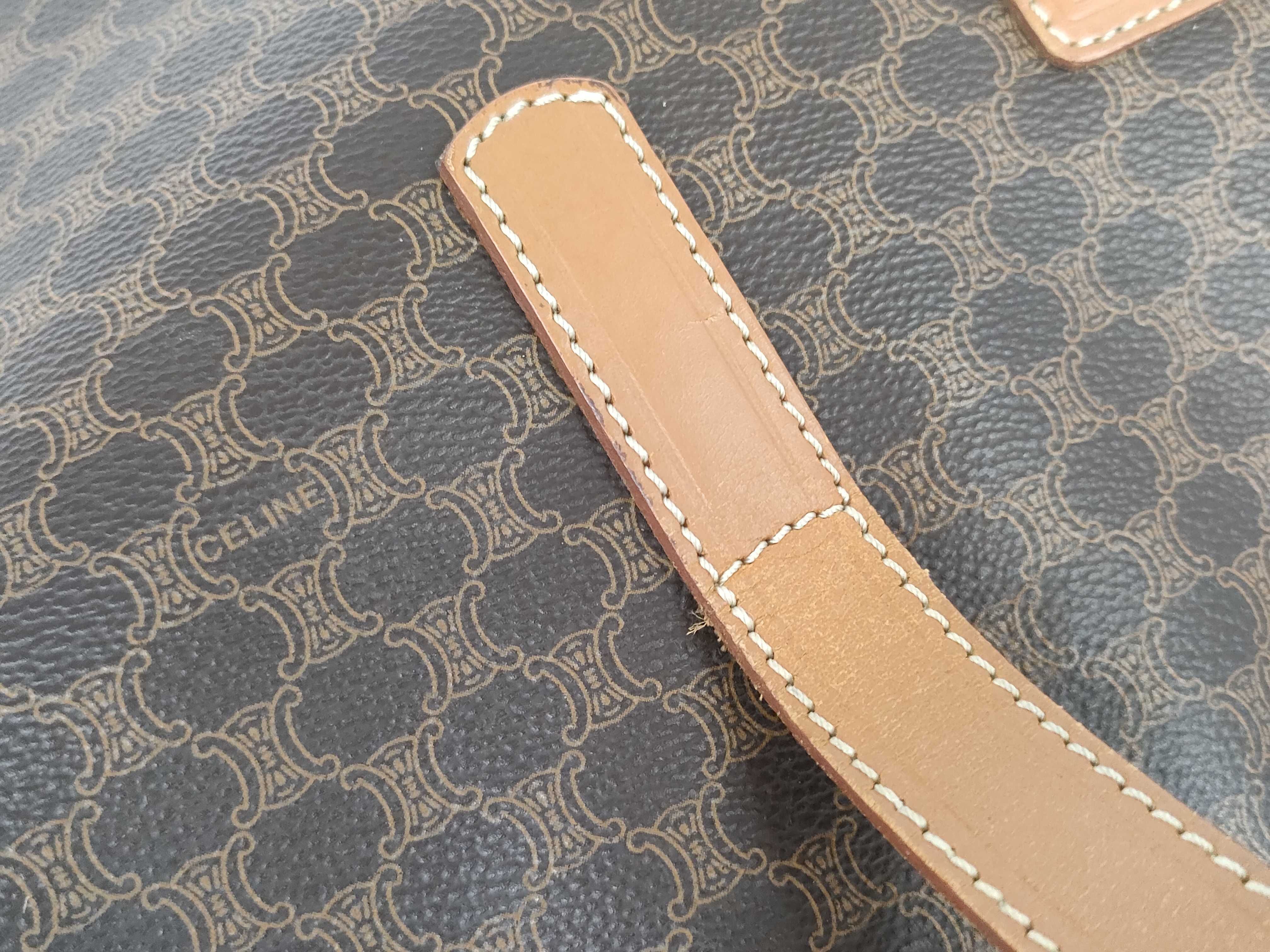 CELIN Celine Macadam pattern handbag Vintage tote bag — view 5