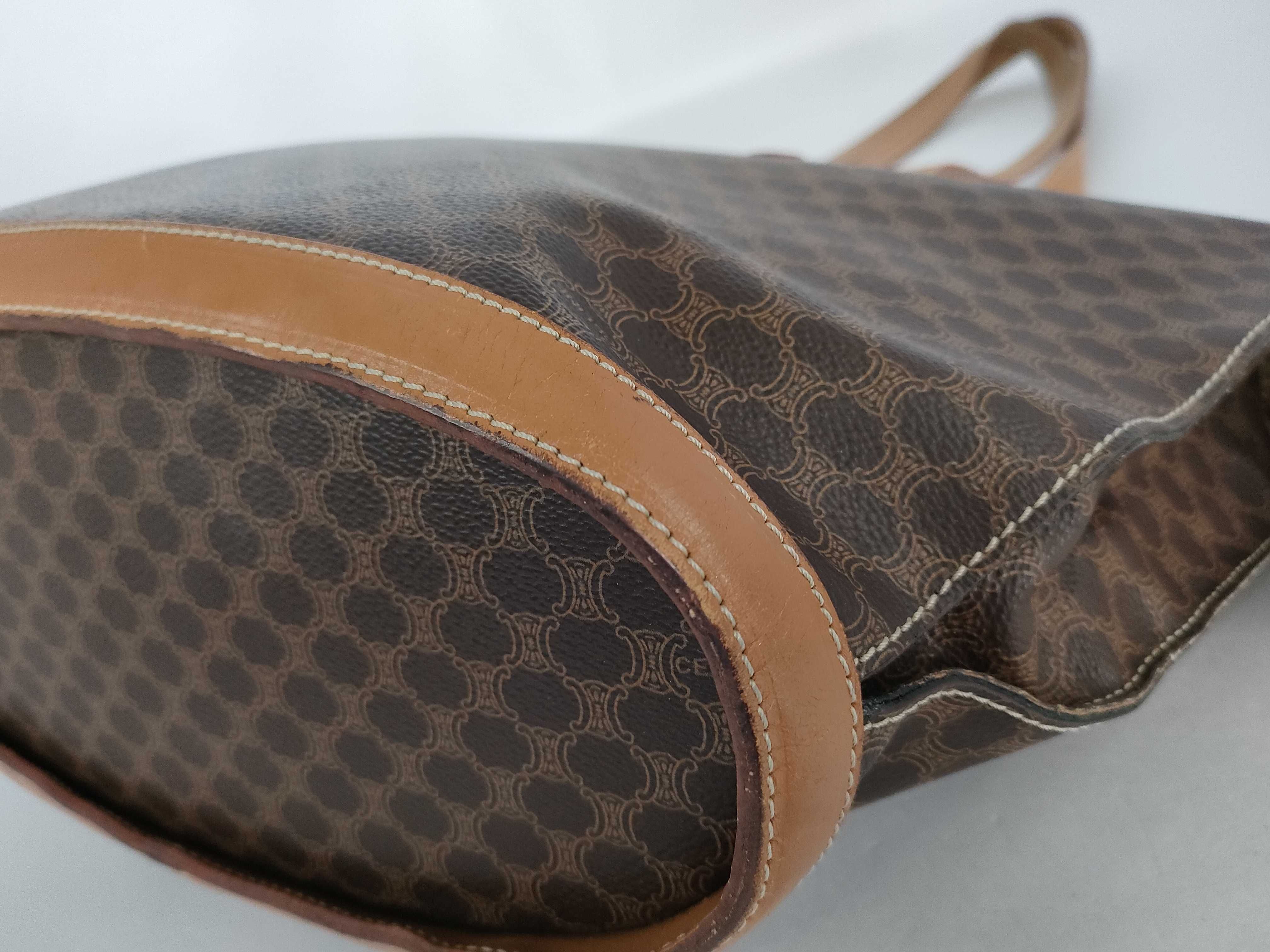 CELIN Celine Macadam pattern handbag Vintage tote bag — view 6