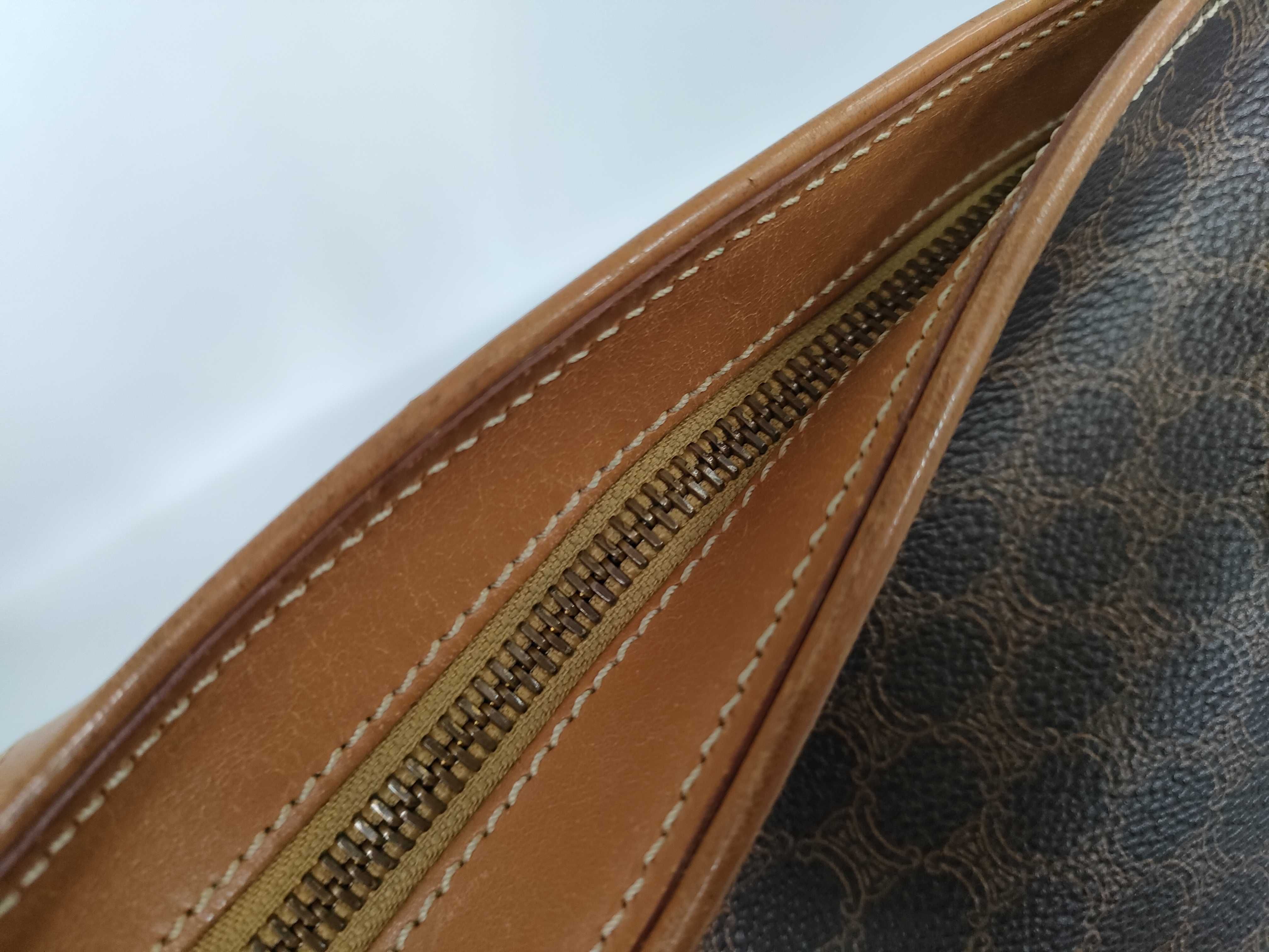 CELIN Celine Macadam pattern handbag Vintage tote bag — view 8