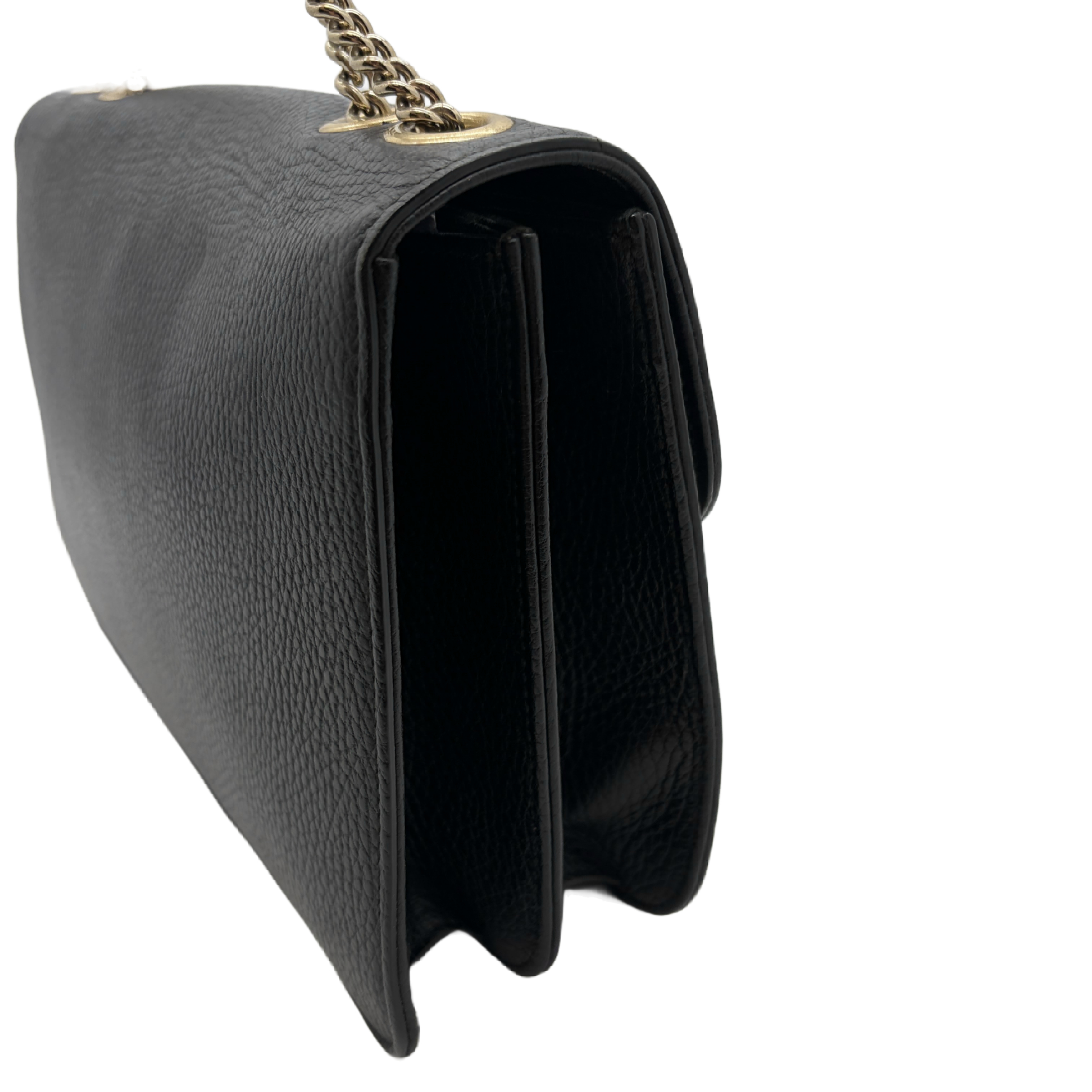 Interlocking G Leather Chain Shoulder Bag — view 3