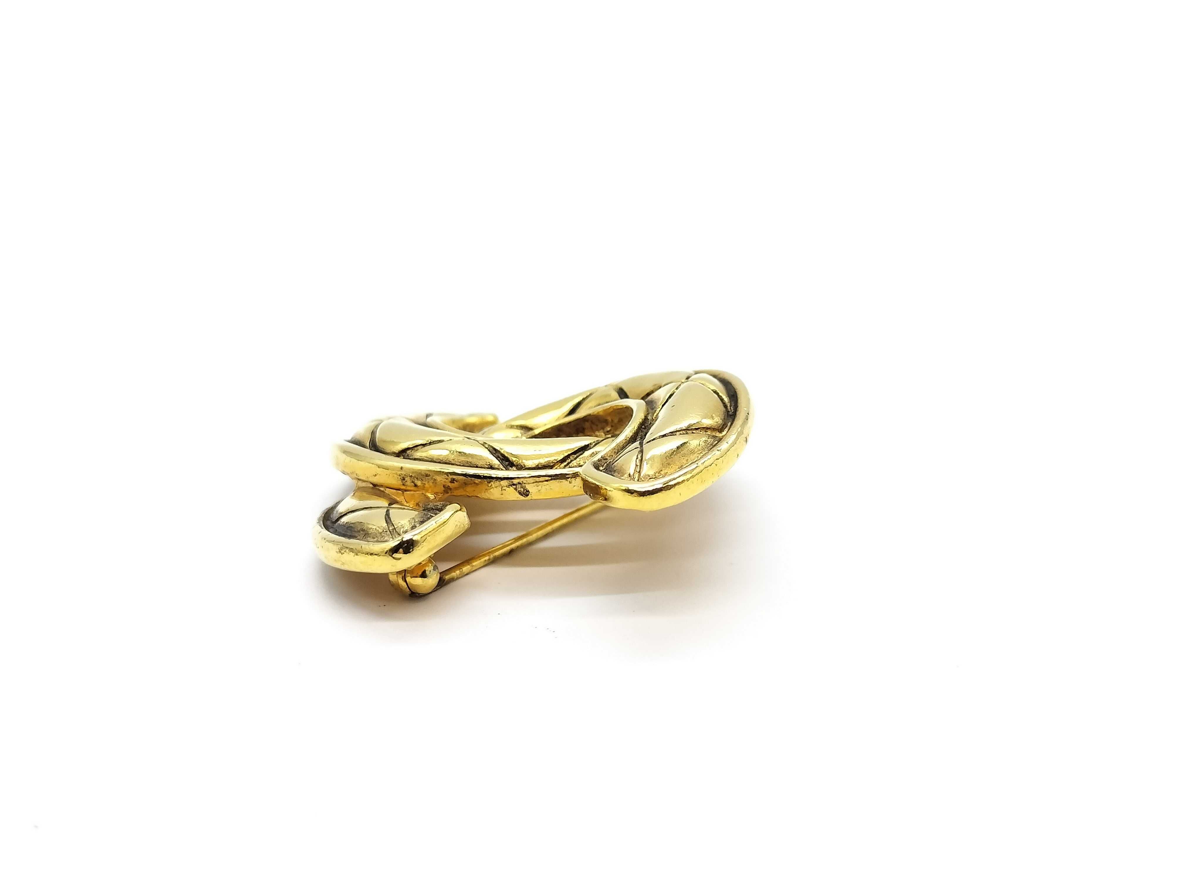 Coco Matelassé Brooch — view 2