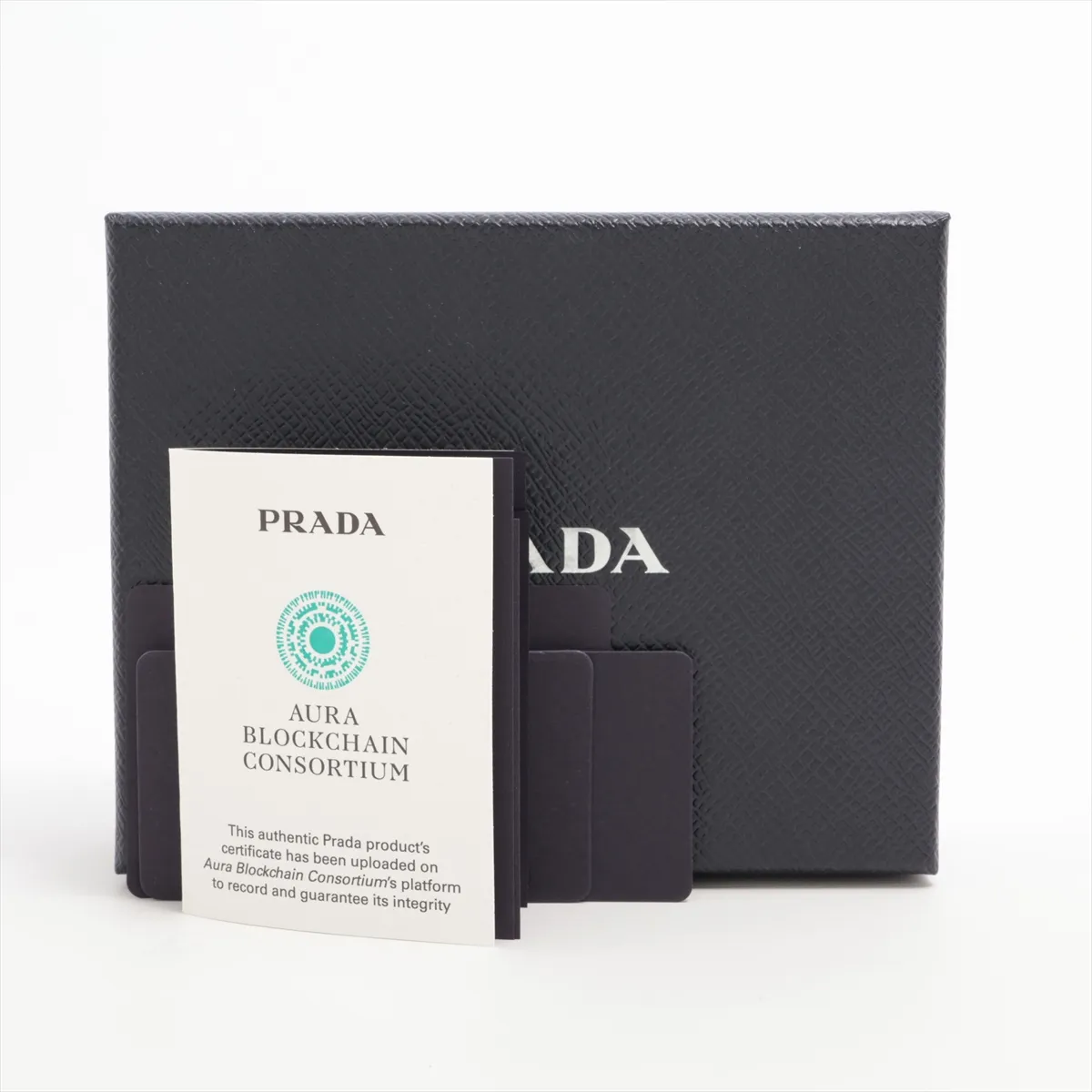 Triangle Logo 1ML050 Leather Compact Wallet Pink — view 7