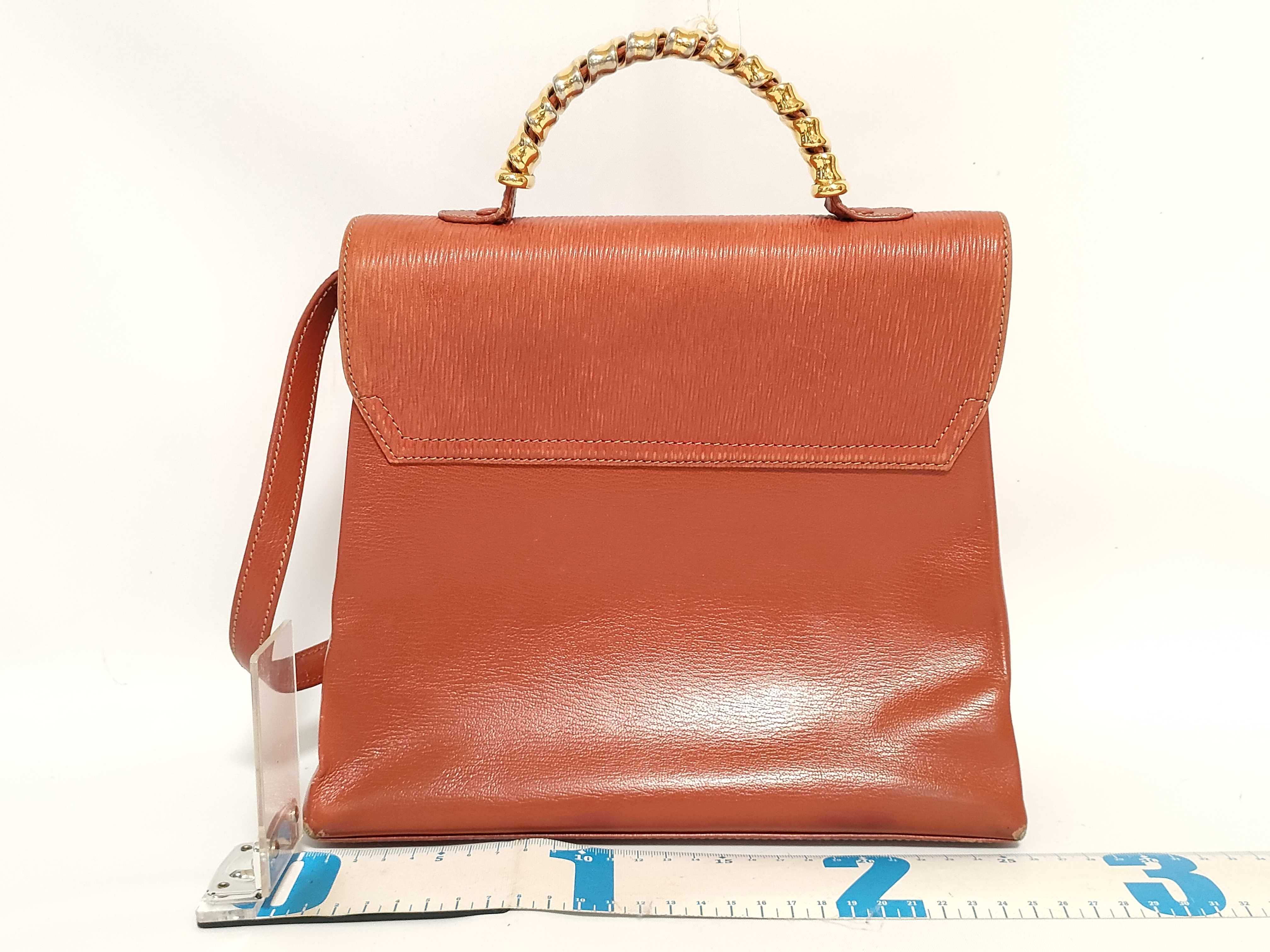 shoulder bag/handbag, Velázquez design, brown, 2-way, with dust bag. — view 2