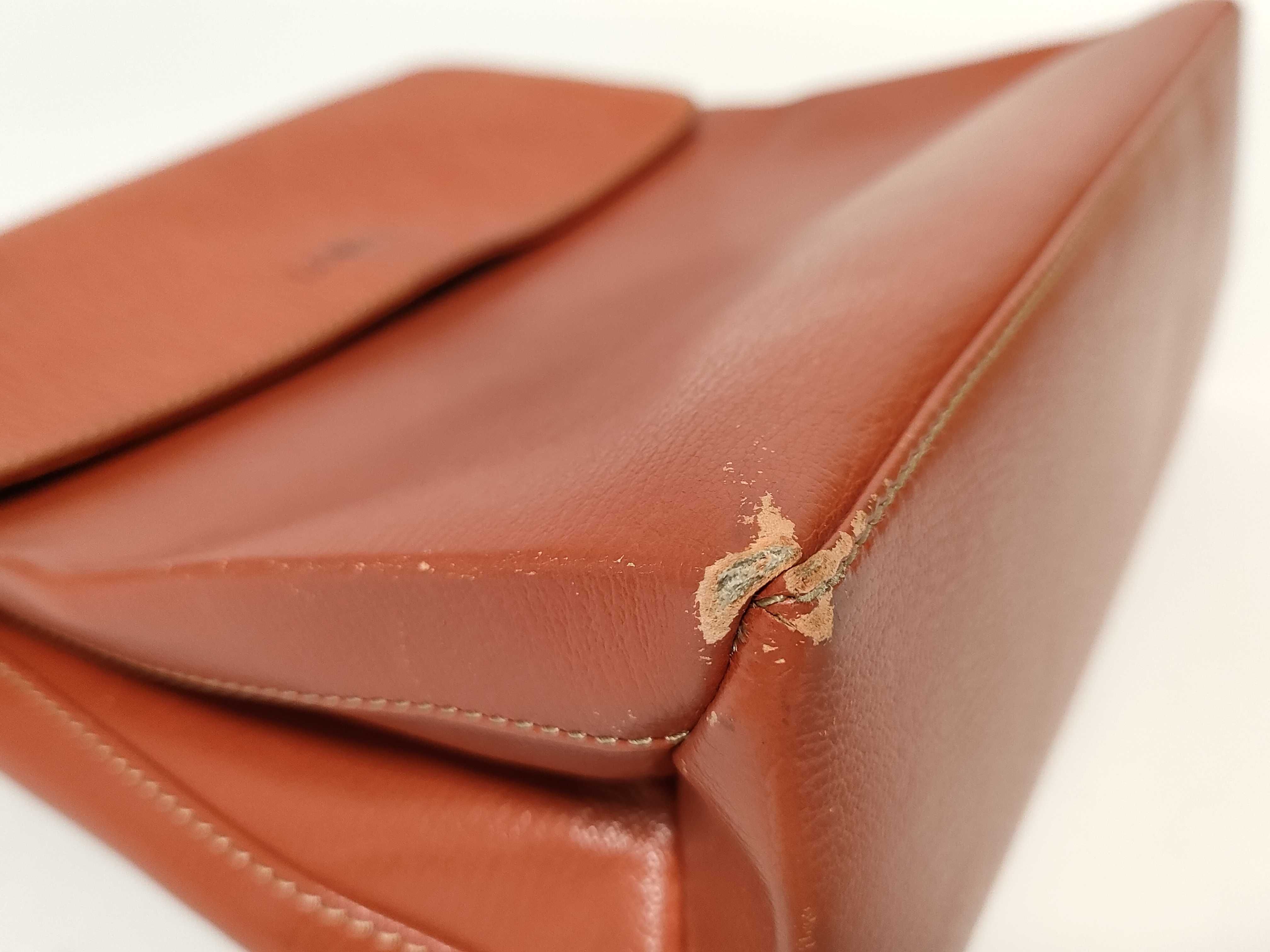 shoulder bag/handbag, Velázquez design, brown, 2-way, with dust bag. — view 7