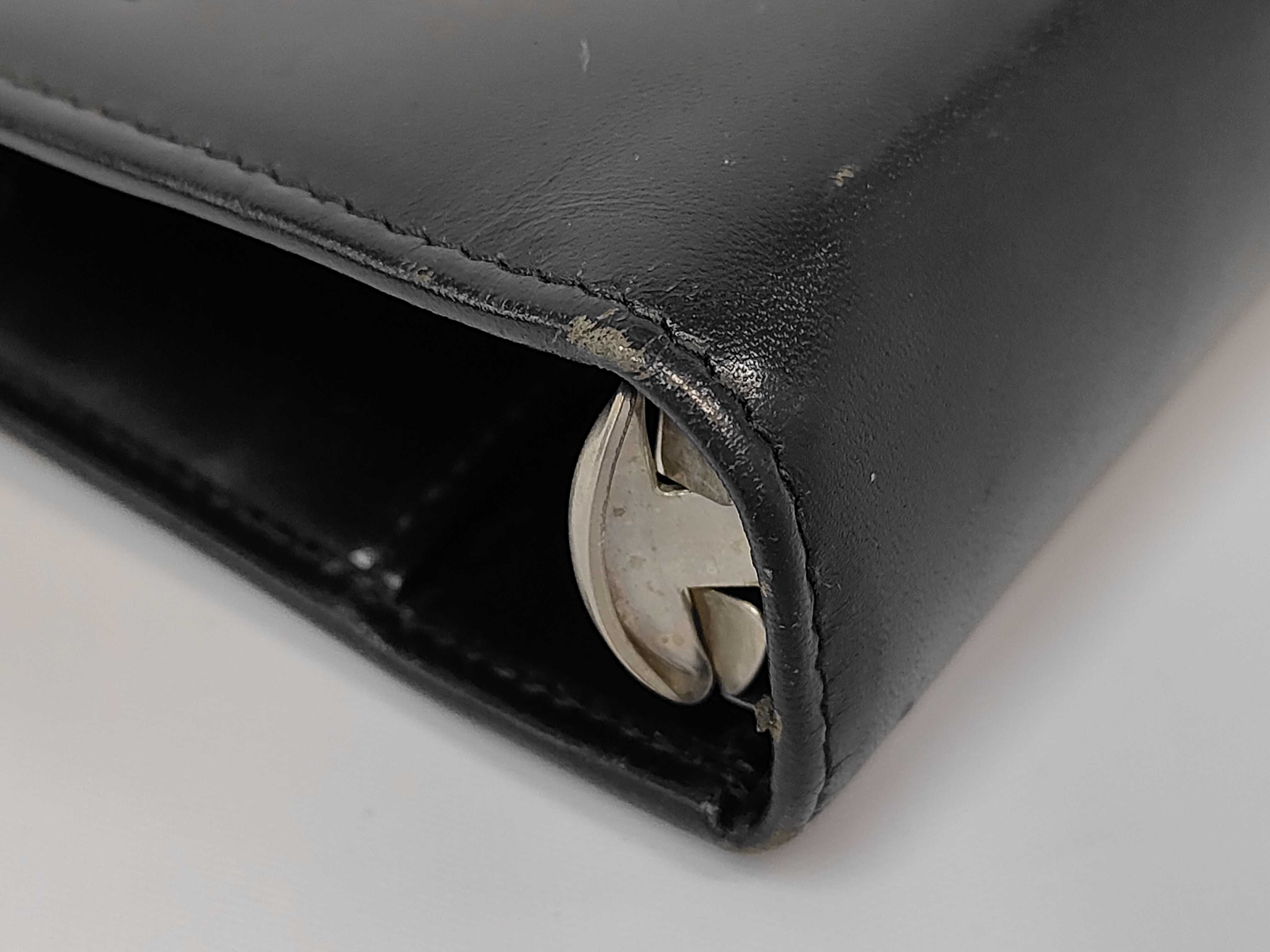 Leather Notebook Case, Black Notebook Cover — view 3