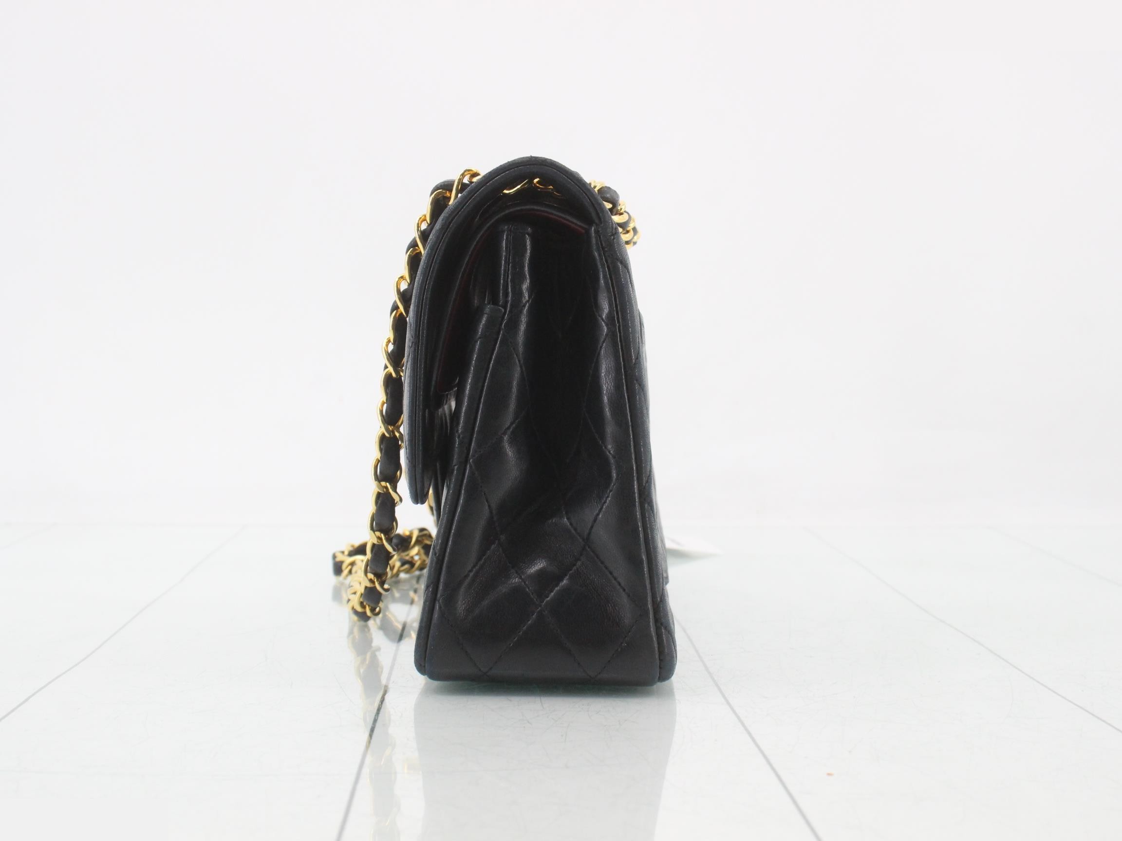 Matelassé Double Flap Lambskin Chain Shoulder Bag, Series 2 — view 3
