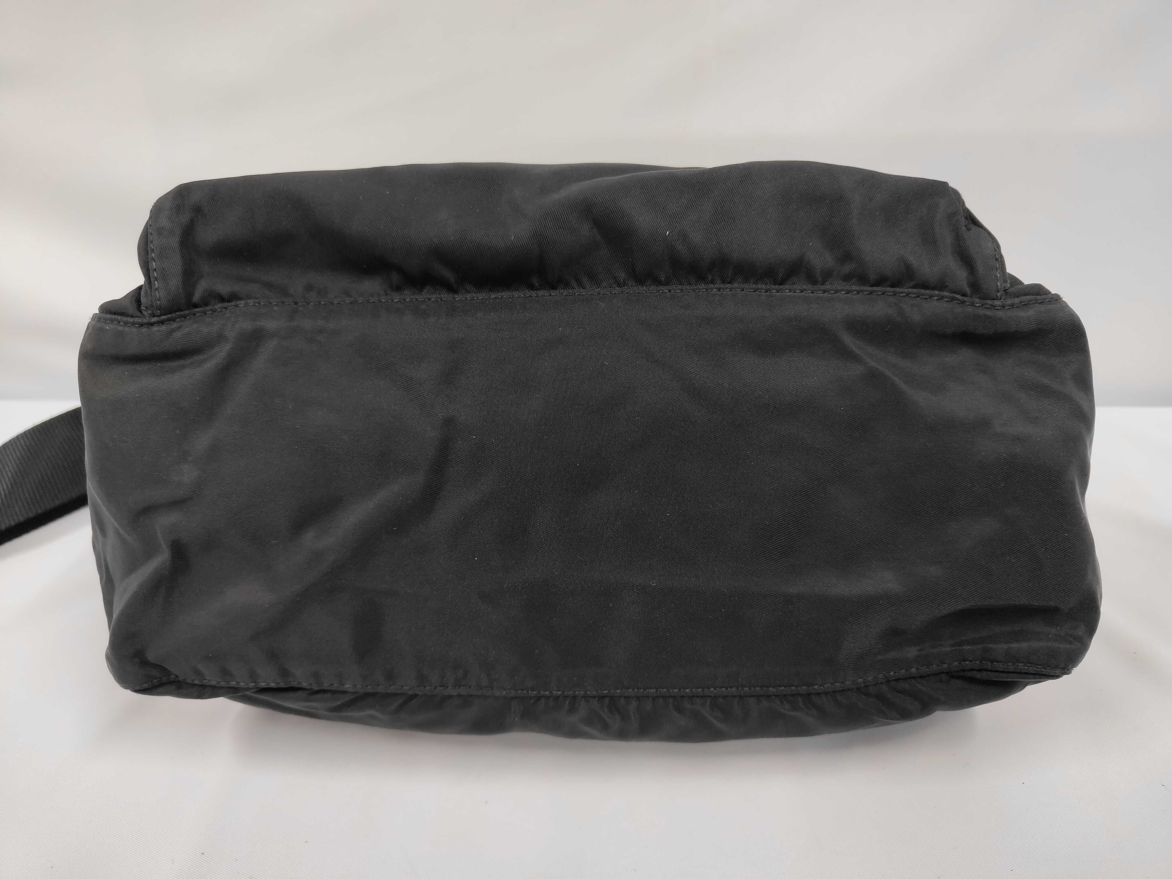 Nylon Shoulder Bag Black Shoulder Bag — view 3