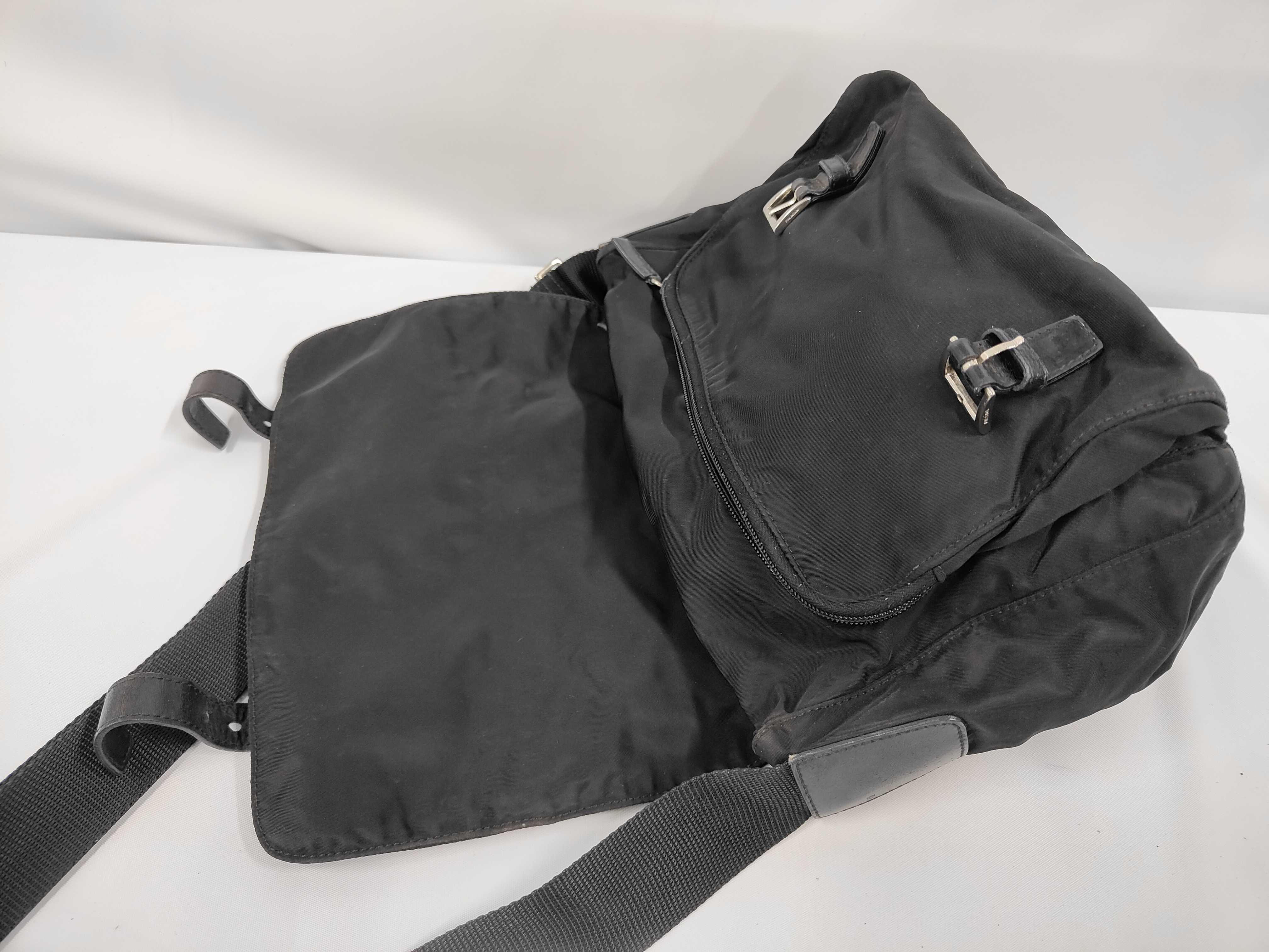 Nylon Shoulder Bag Black Shoulder Bag — view 6